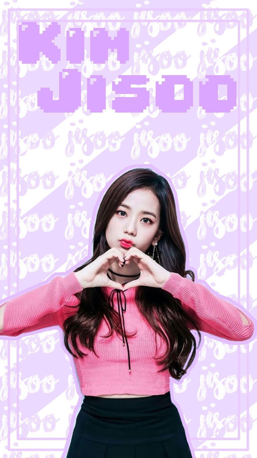 1024x1820 blackpink kim jisoo wallpaper white purple