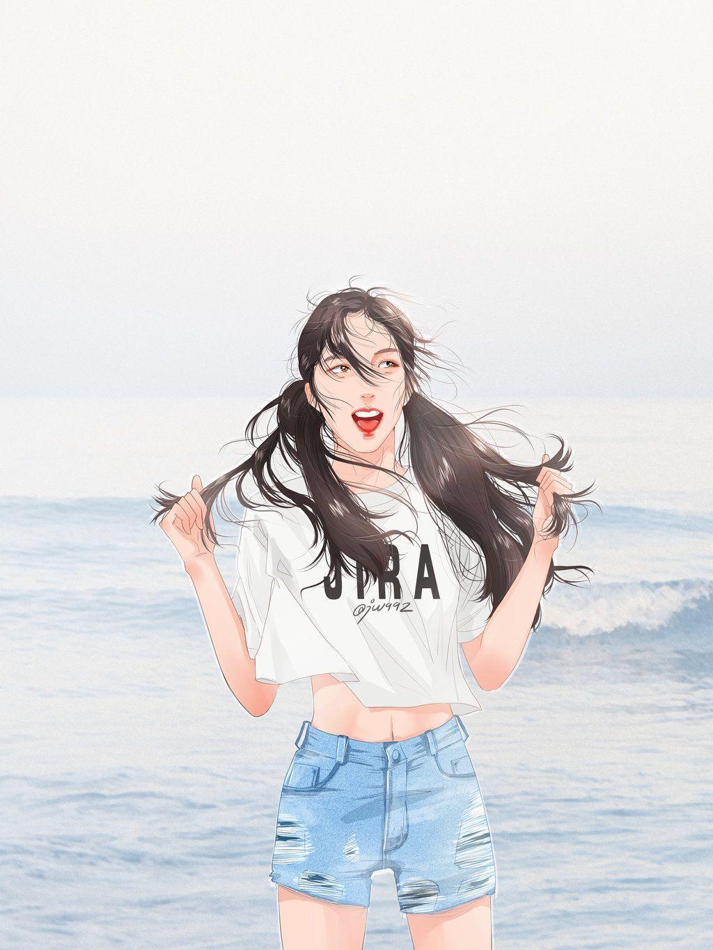 1024x1365 KIM JISOO by JRWVIPBJ35. Anime art girl, Anime art