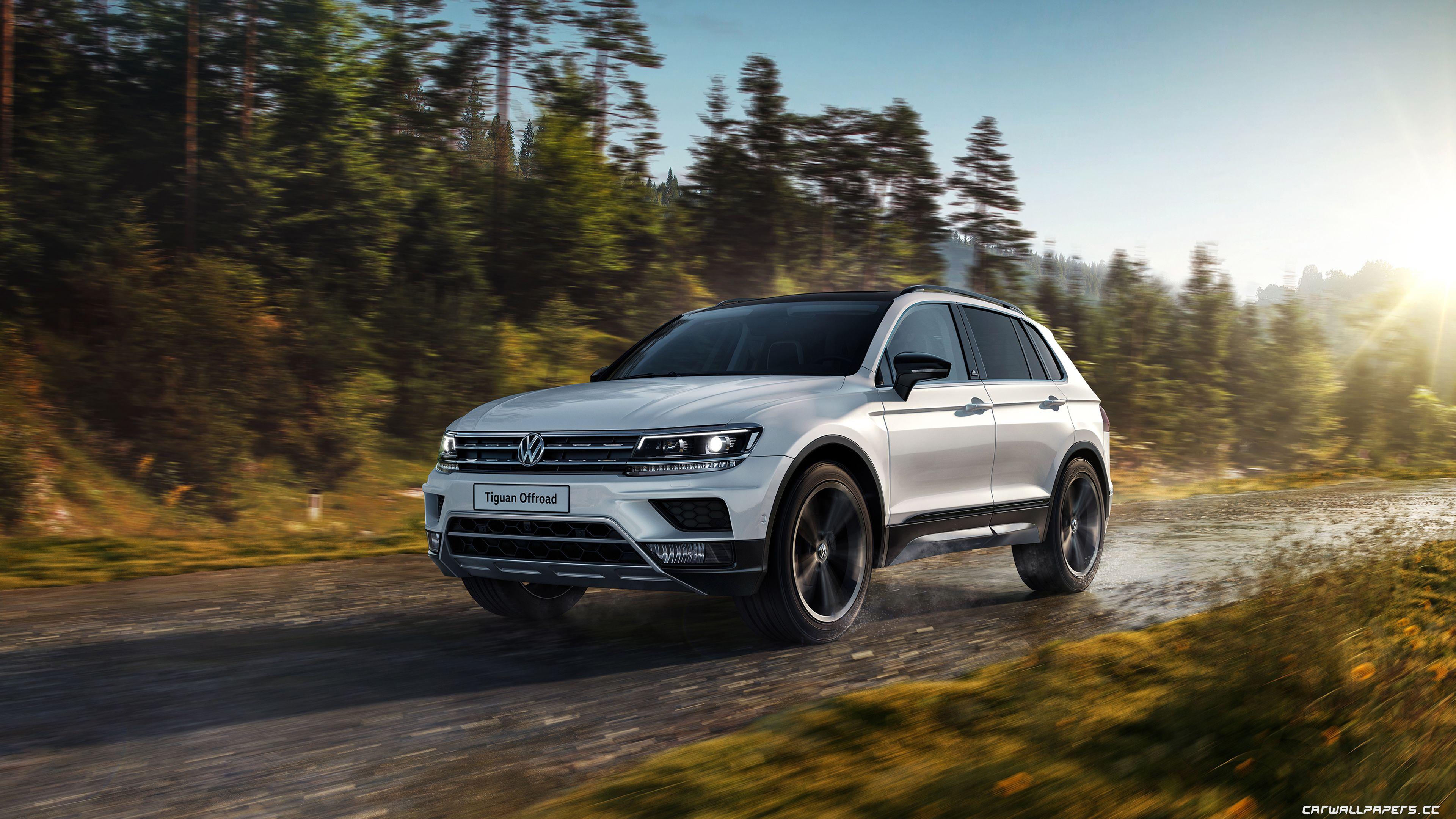 3840x2160 Cars desktop wallpaper Volkswagen Tiguan Offroad