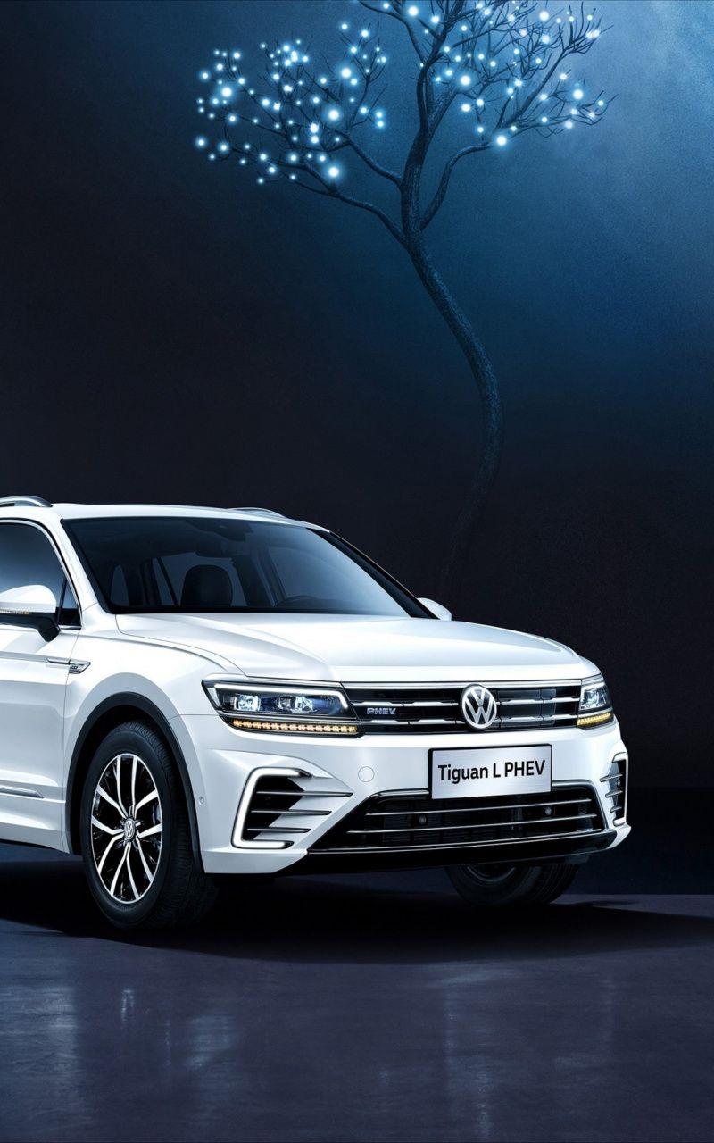 800x1280 White, Volkswagen Tiguan, compact SUV, 800x1280 wallpaper