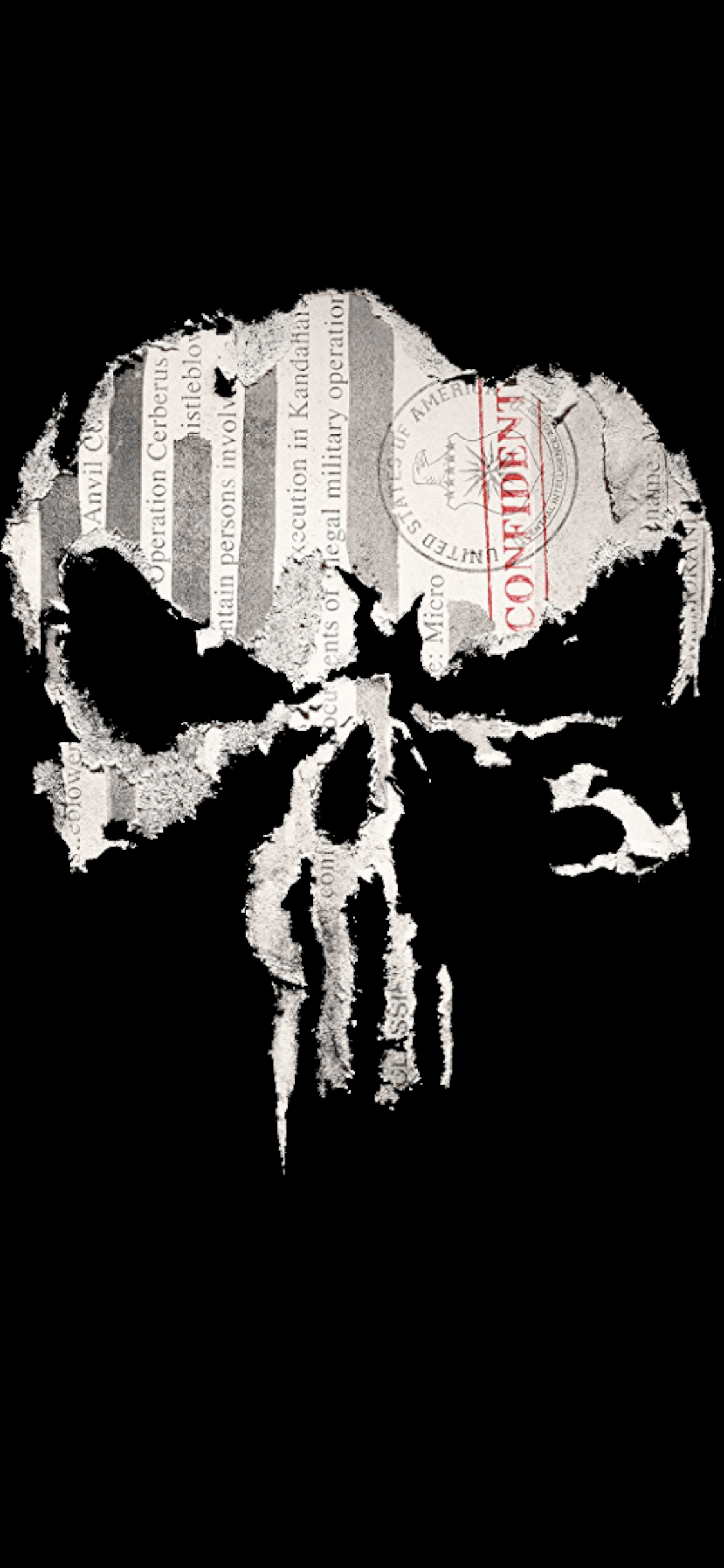 1125x2436 Punisher iPhone X (2436x1125)