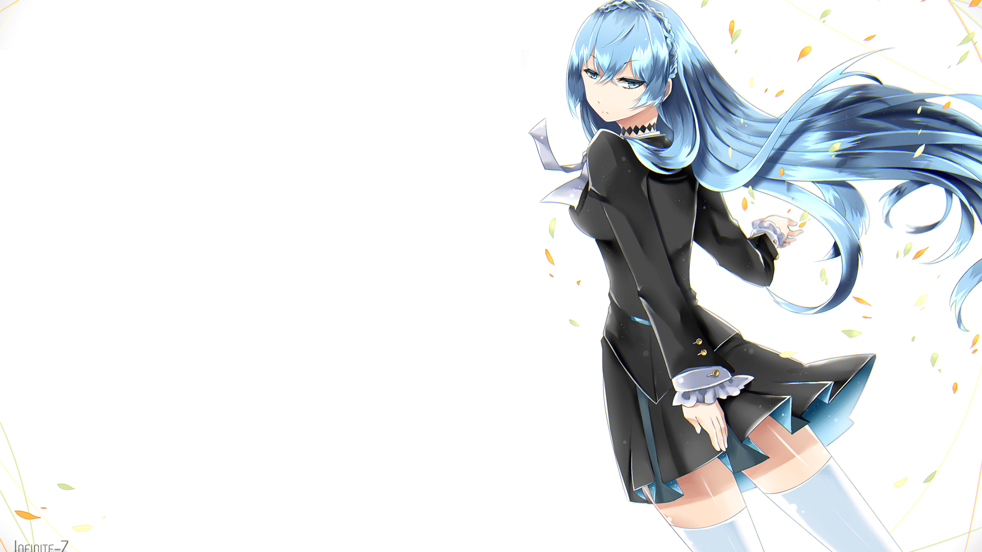 1920x1080 Download 1920x1080 Sonozaki Noriko, Kiznaiver, Blue Hair
