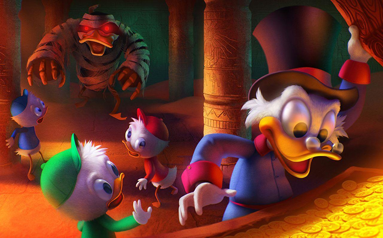 1280x796 Photo Disney DuckTales Scrooge McDuck, Huey, Dewey