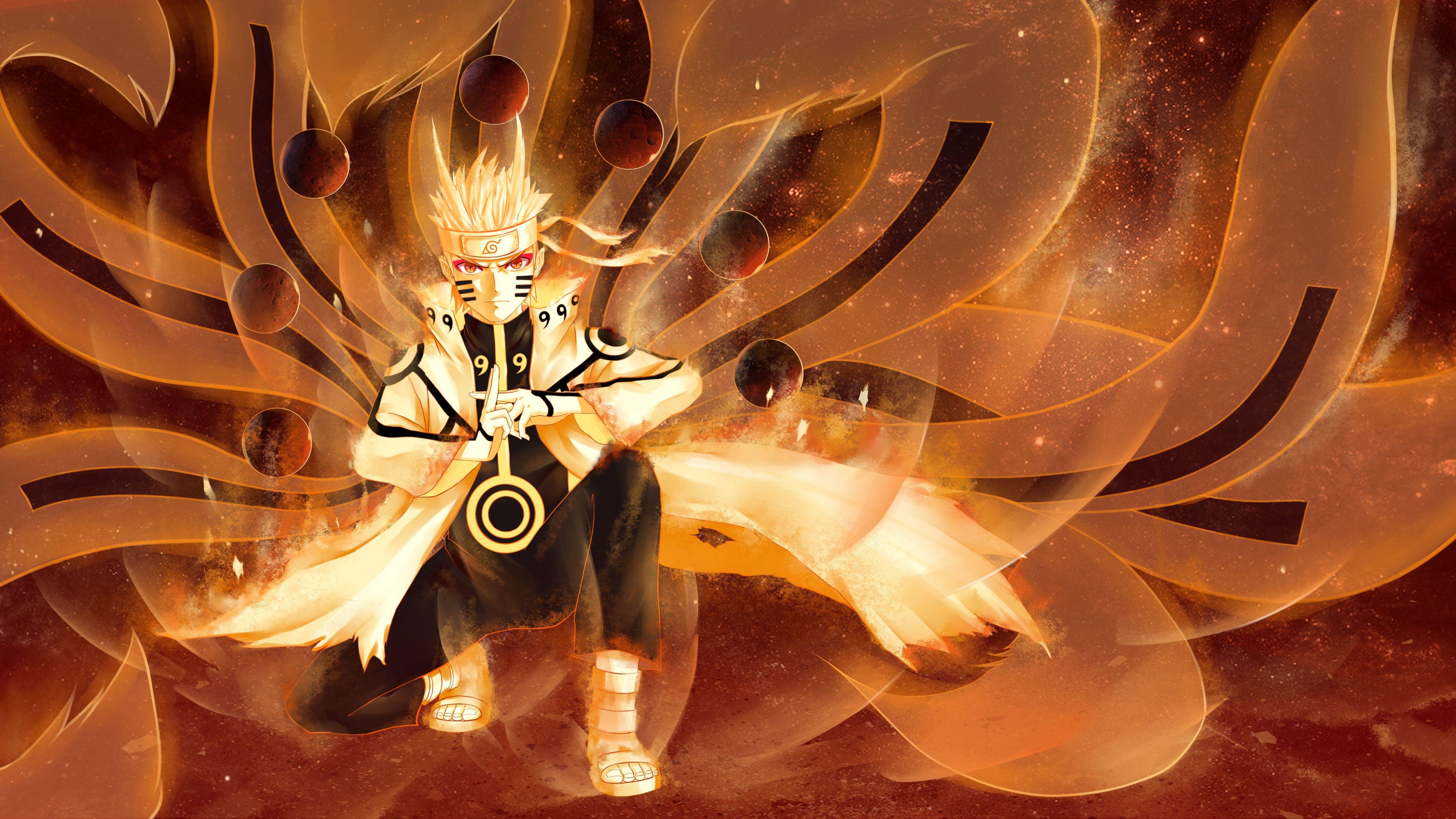 naruto uzumaki bijuu mode wallpaper