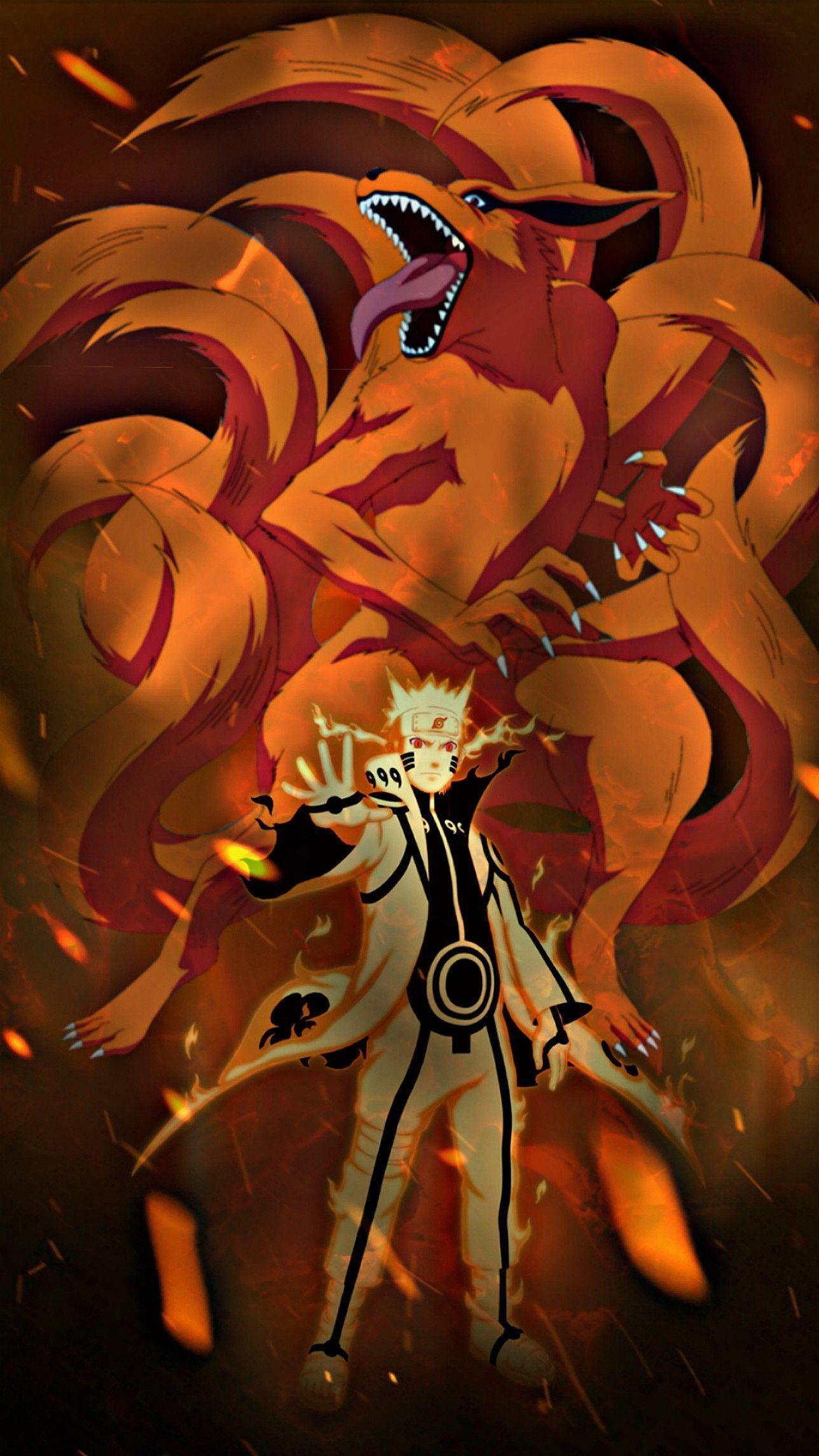 Naruto And Kurama Wallpaper Black Aesthetic - bmp-fidgety