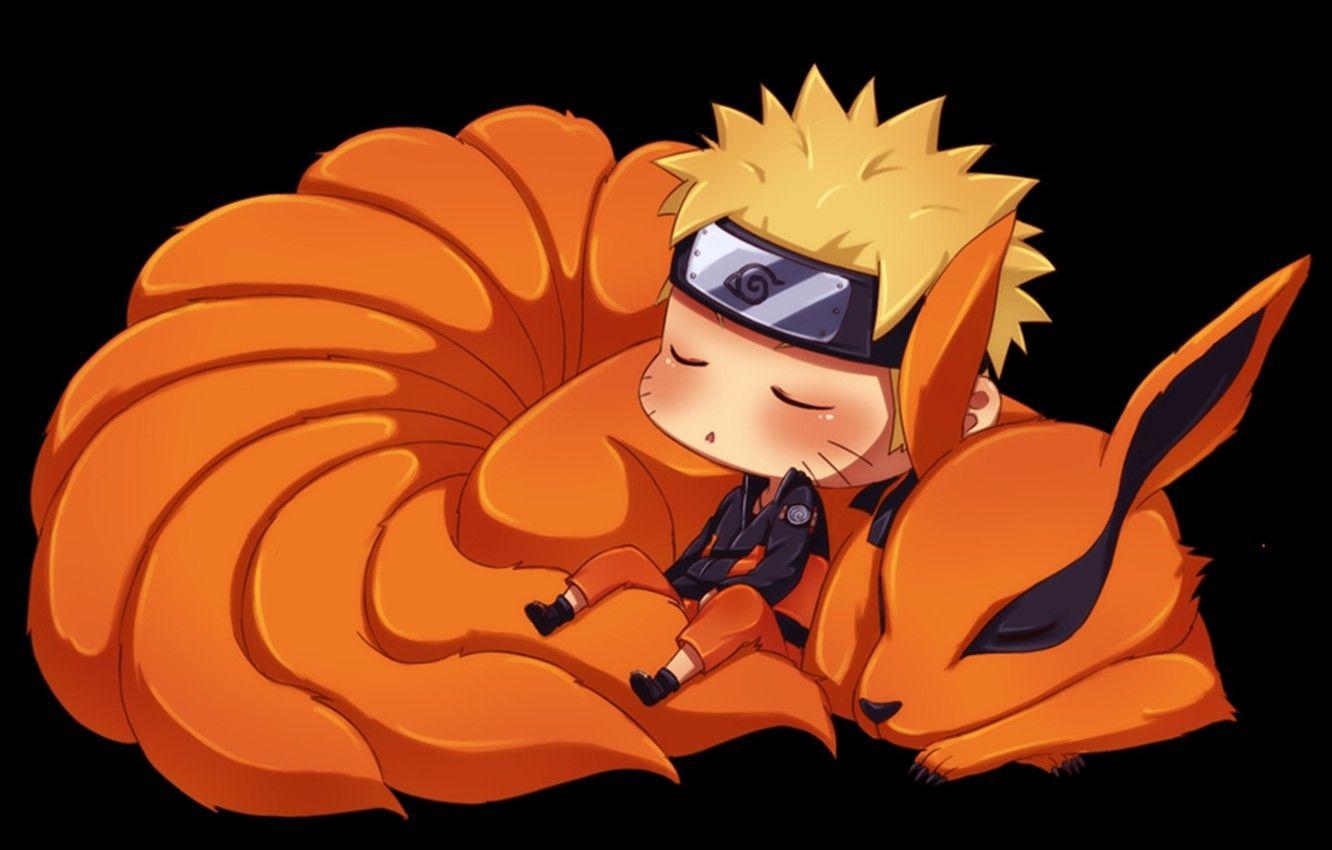 1332x850 Wallpaper naruto, fox, anime, ninja, manga, shinobi, kyuubi