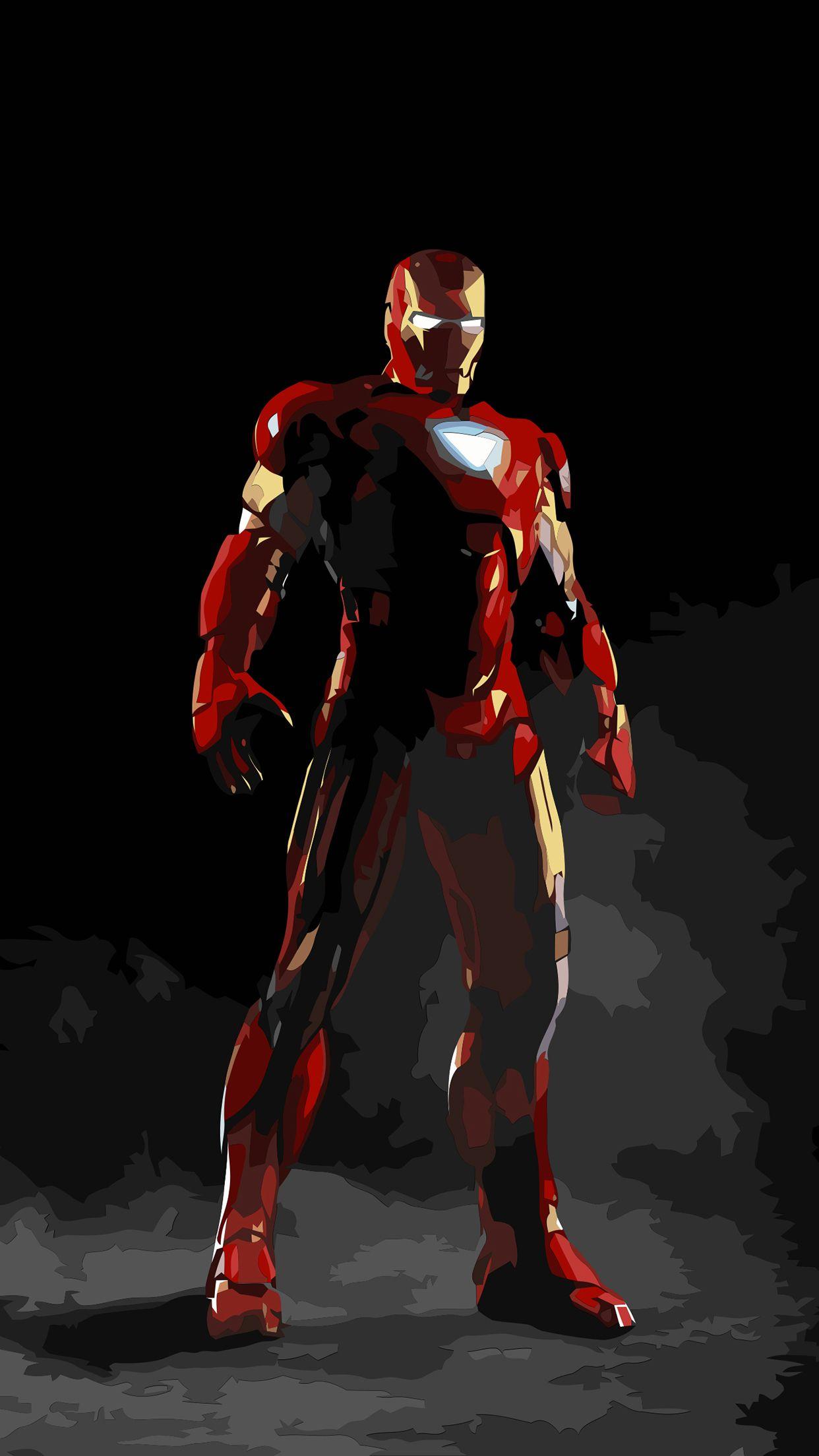 1242x2208 Iron Man Full HD Free Wallpaper & Background