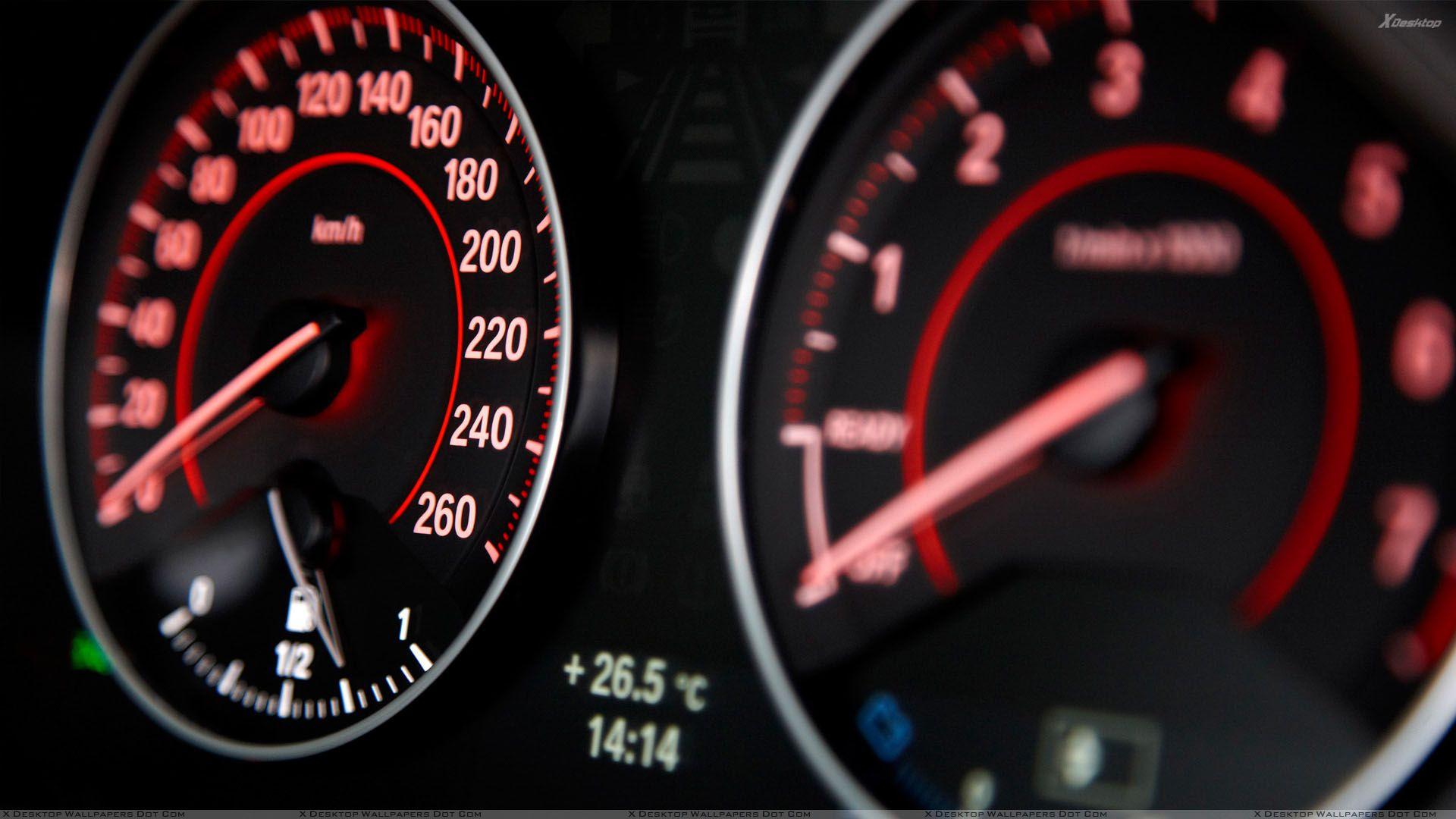 1920x1080 BMW 1 Series SpeedoMeter Wallpaper