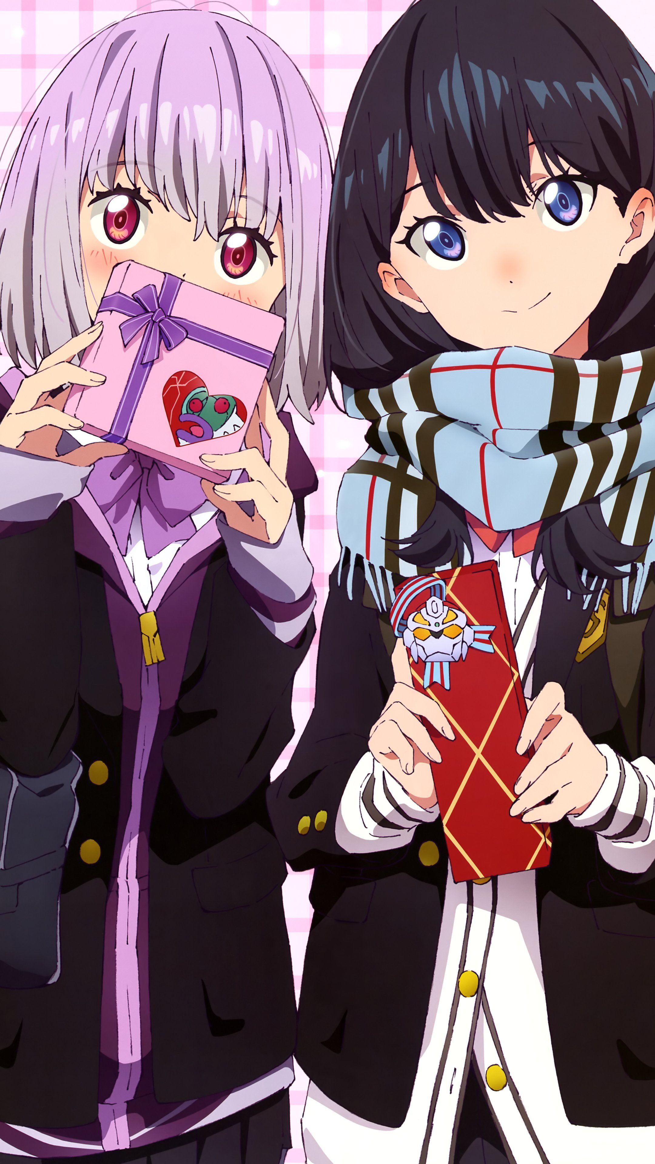 2160x3840 SSSS.Gridman Rikka Takarada Akane Shinjo 2160×3840