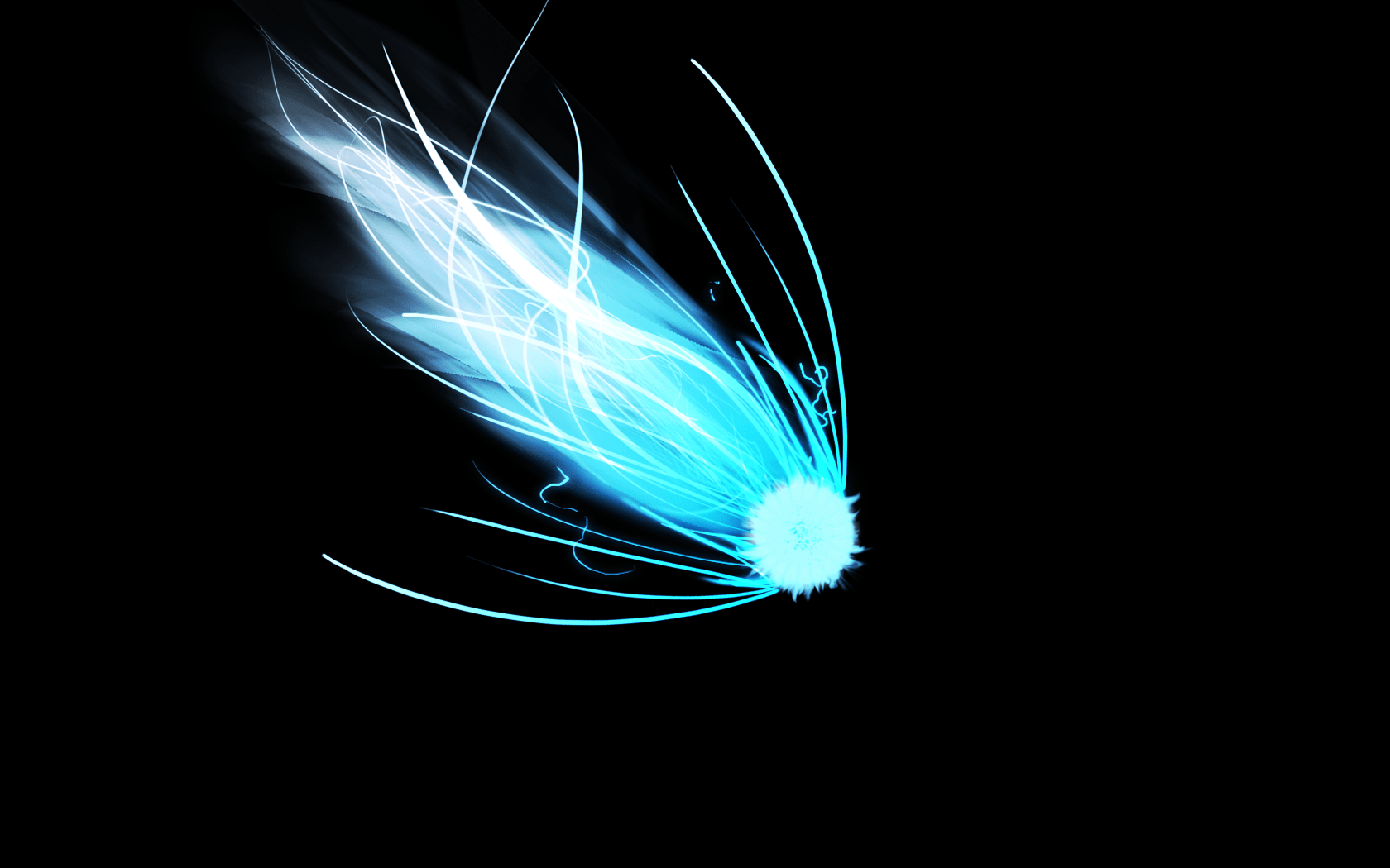 1680x1050 Blue Comet desktop PC and Mac wallpaper