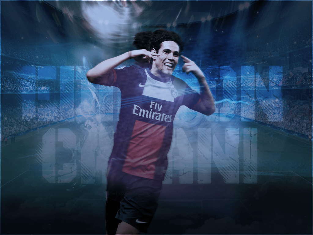 1024x768 Free download Edinson Cavani Wallpaper