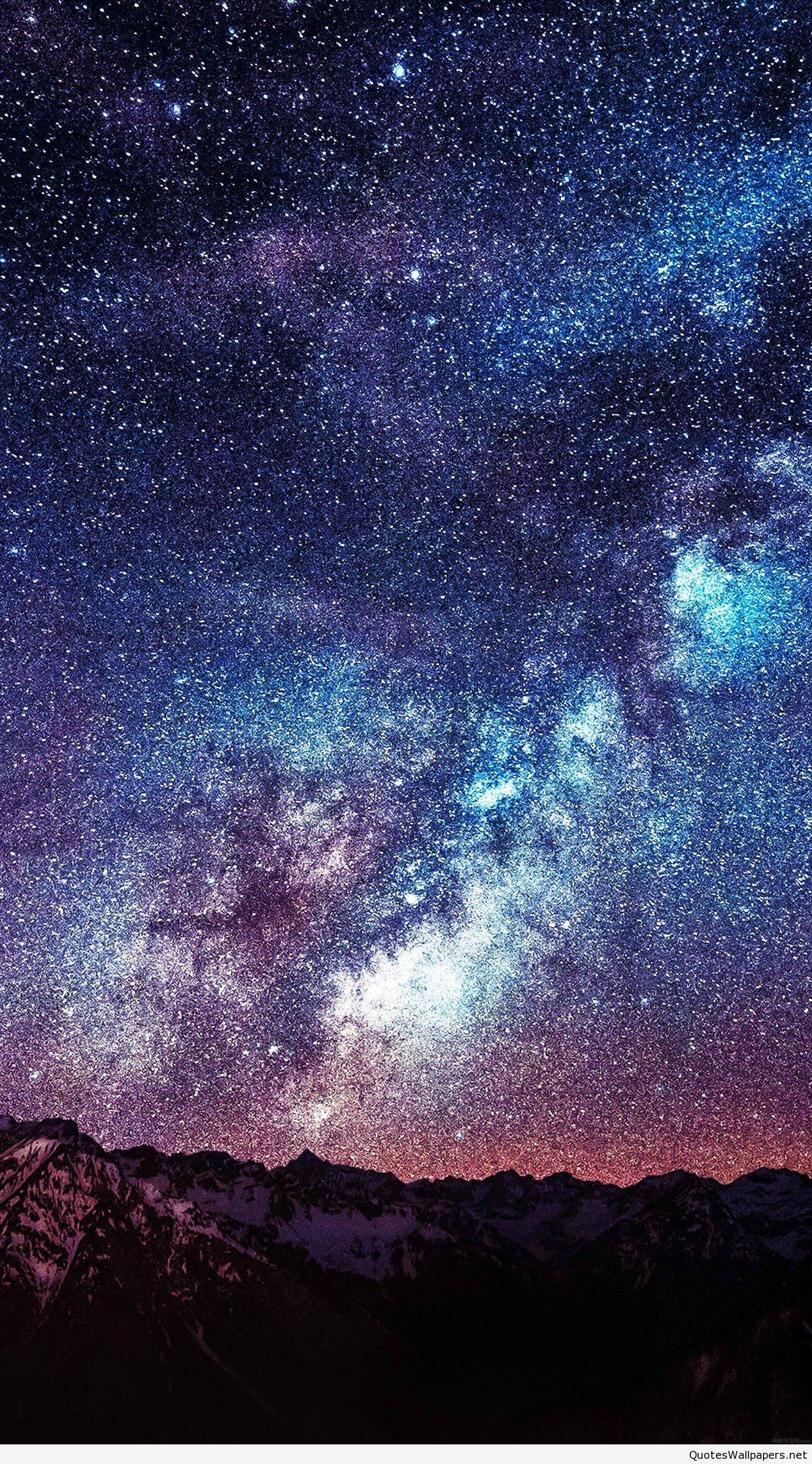 1242x2238 Galaxy Quotes Wallpaper