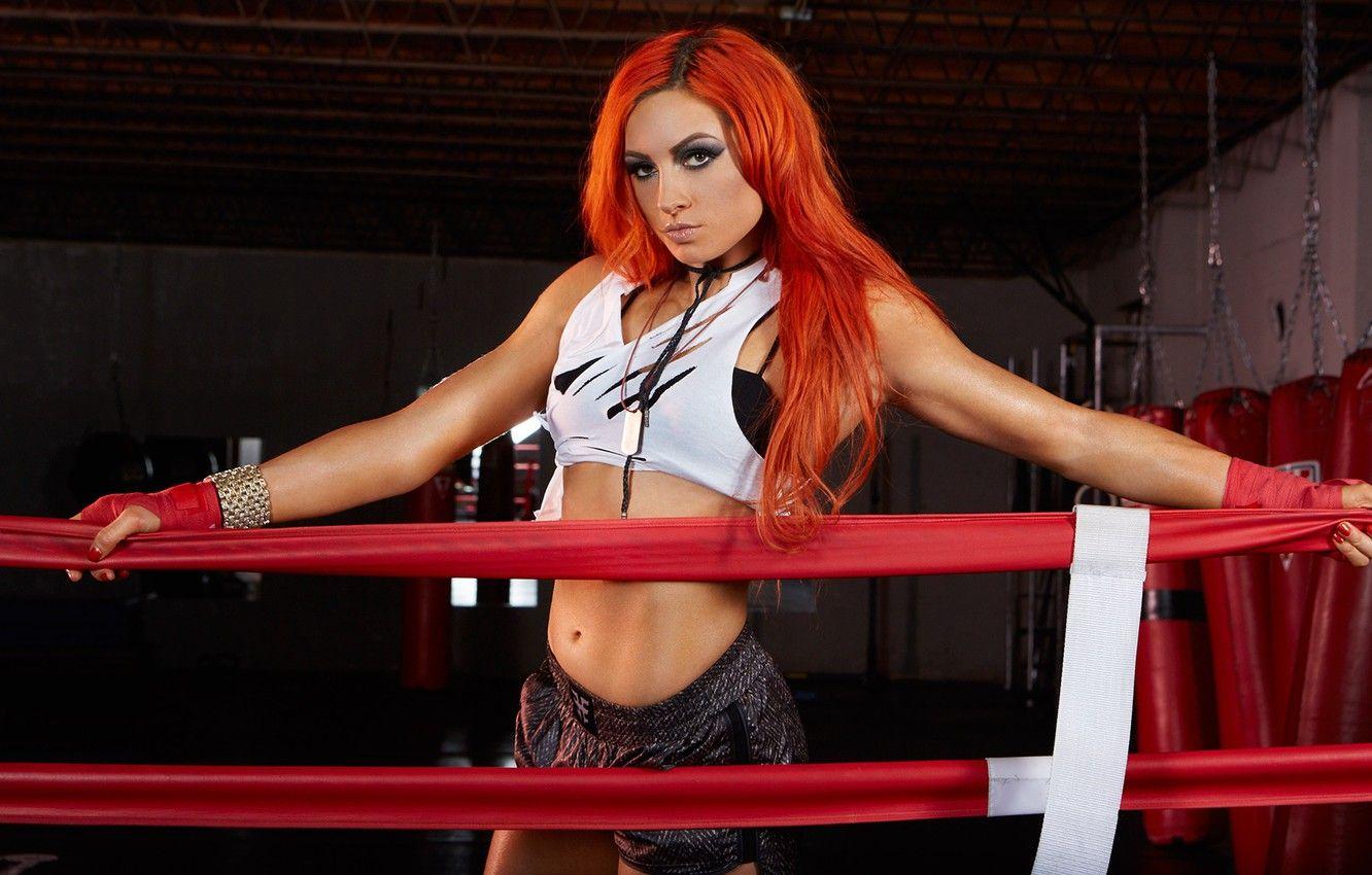 1332x850 Wallpaper pose, pear, the ring, wrestler, Wrestling, WWE, gym, Rebecca Knox, Becky Lynch, Becky Lynch, gym image for desktop, section спорт