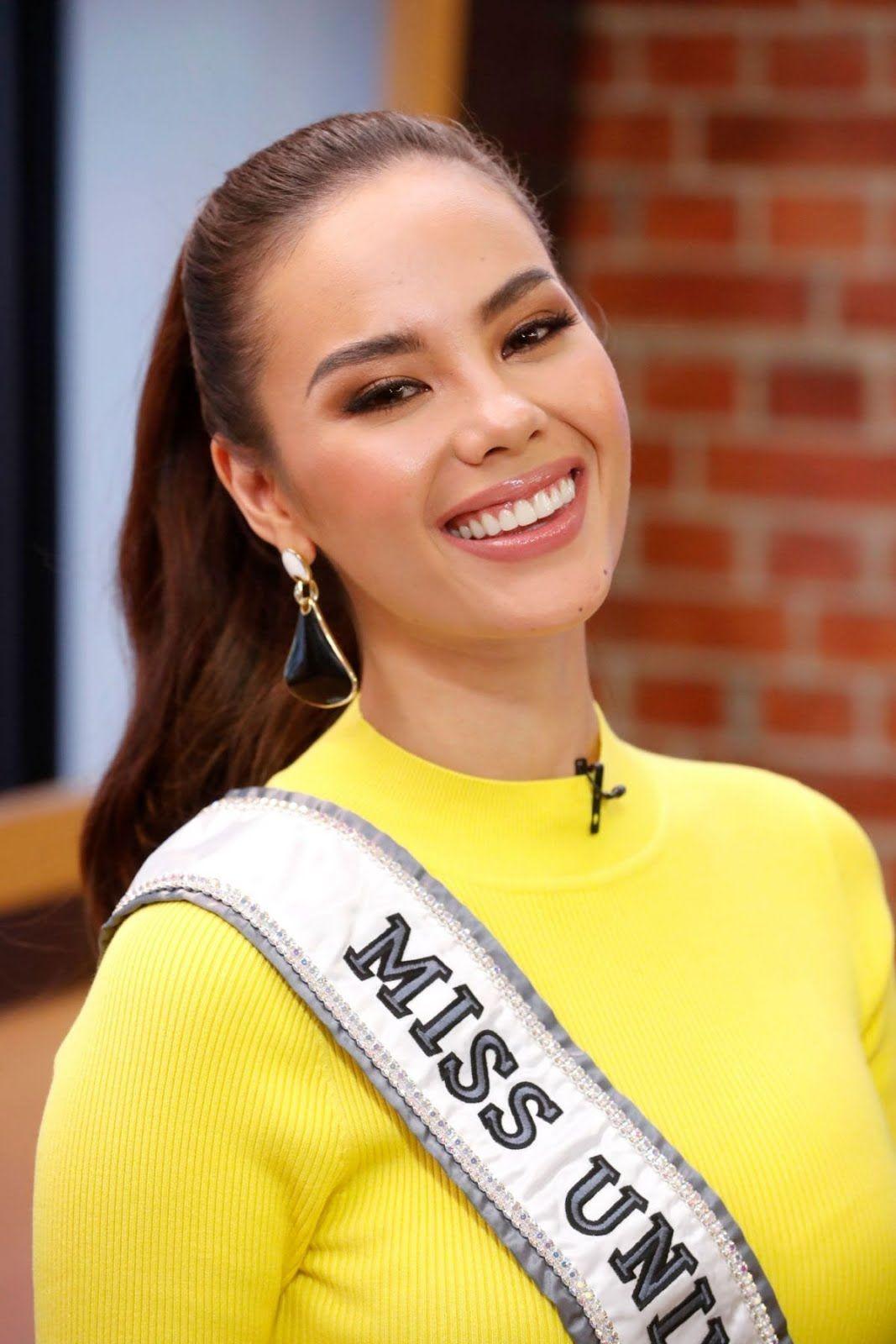 1067x1600 Miss Universe 2018 Catriona Grayin Yellow Dress at Good