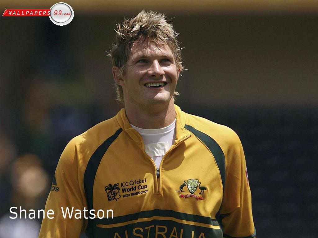 1024x768 HD Wallpaper: Shane Watson