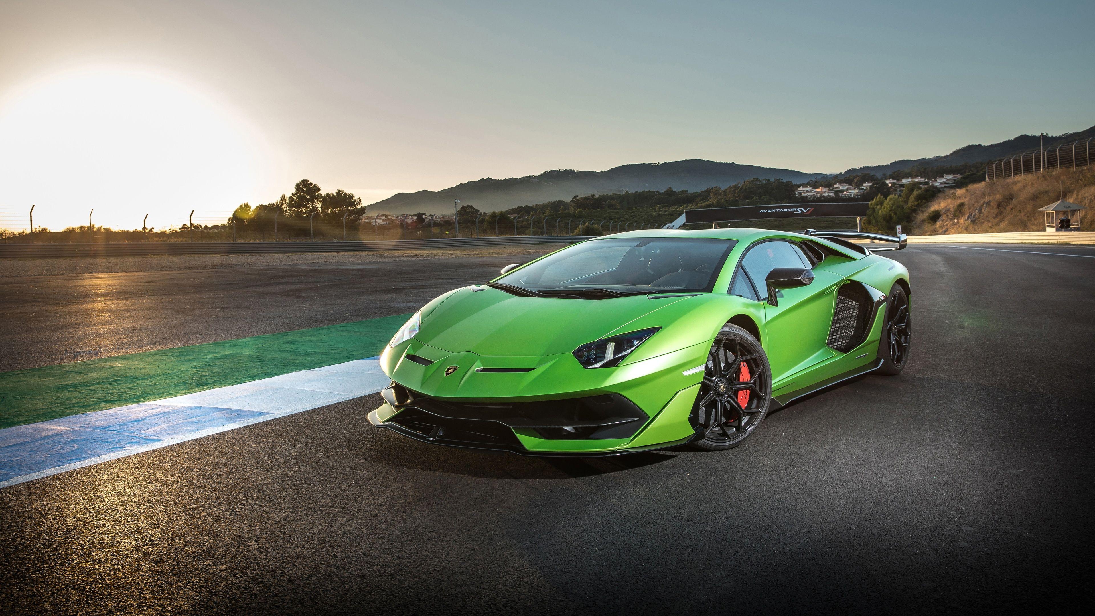 3840x2160 Wallpaper 4k 2018 Lamborghini Aventador SVJ New 4k 2018 cars