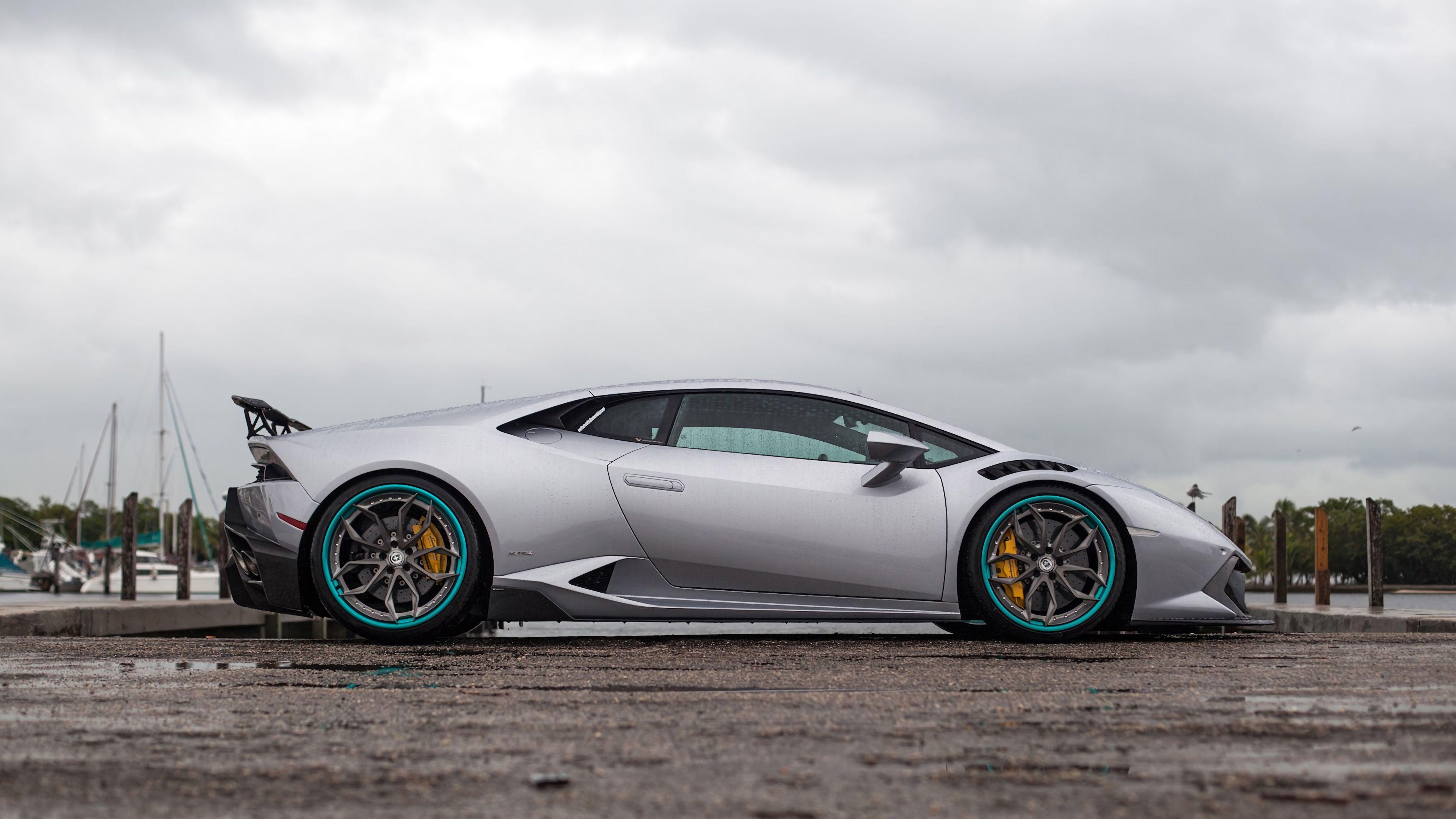 3840x2160 4k Grey Lamborghini Huracan 2019 New, HD Cars, 4k Wallpaper