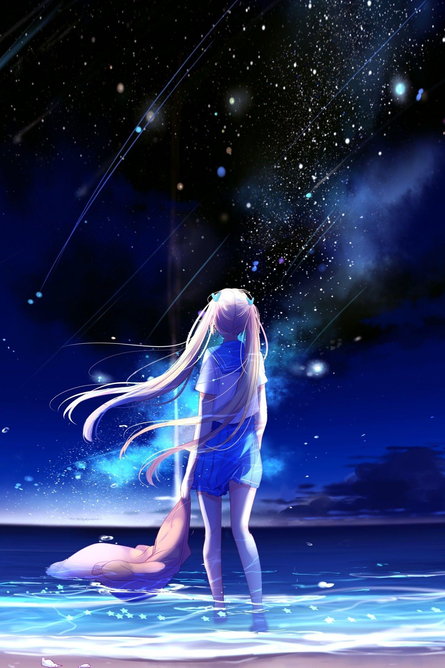 Anime Galaxy Wallpapers Top Free Anime Galaxy Backgrounds Wallpaperaccess
