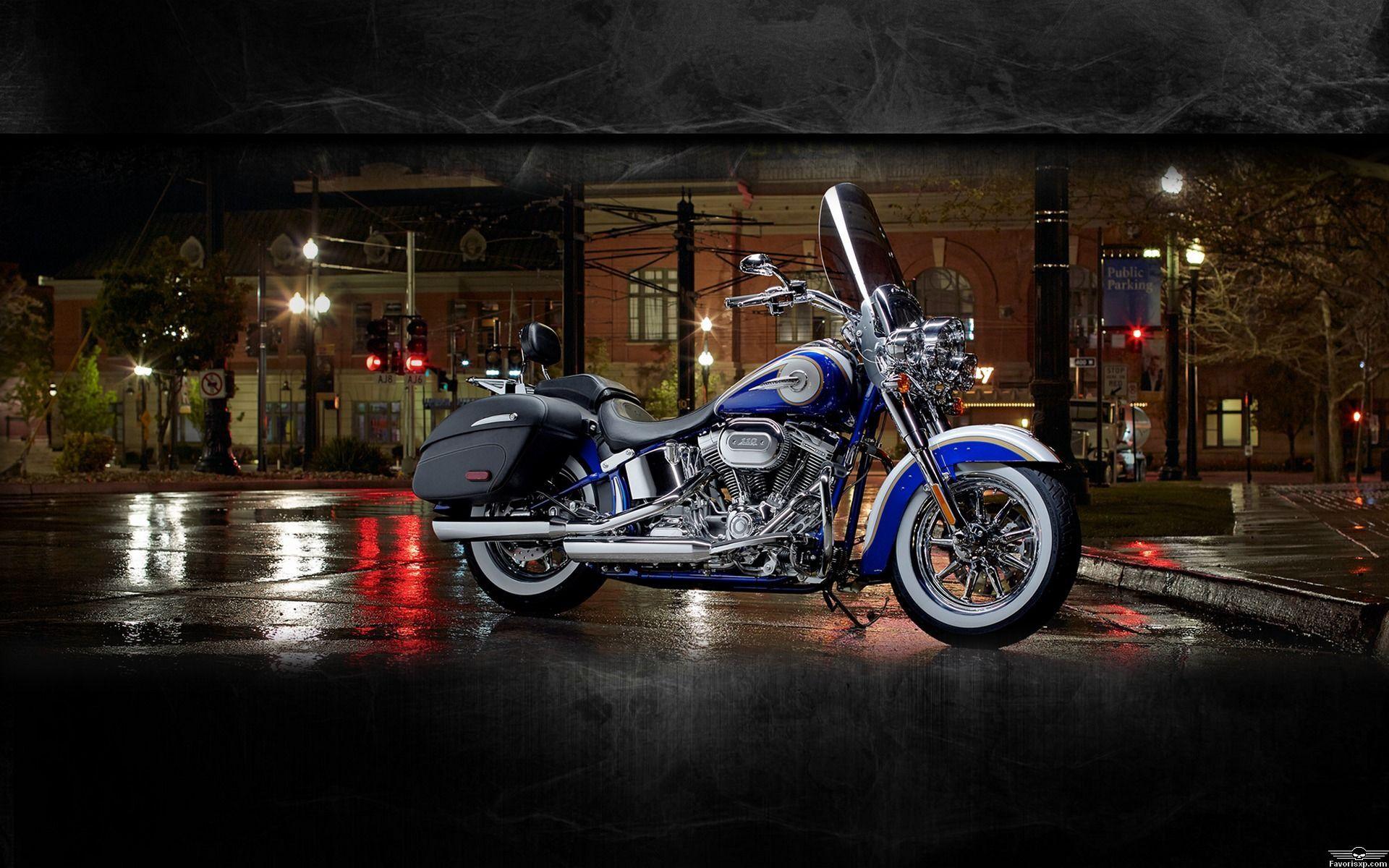 1920x1200 Fond d'écran Harley Davidson CVO Softail Deluxe. #harley #davidson