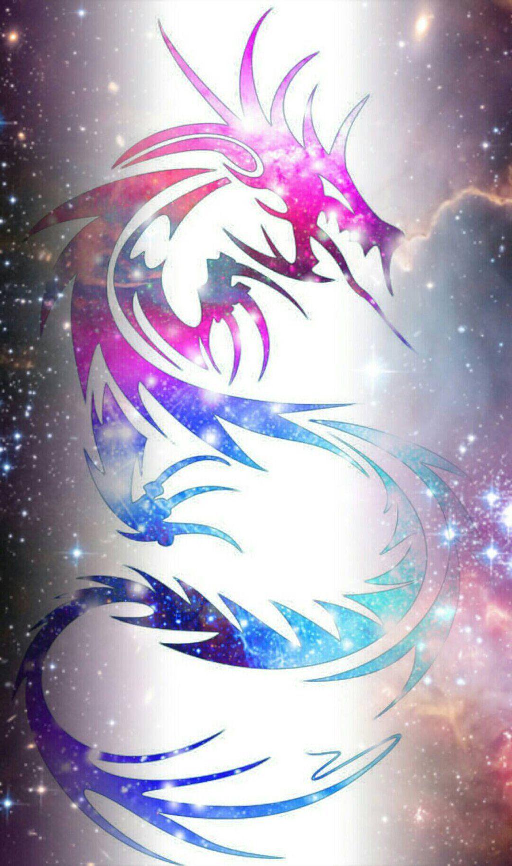 1024x1731 Galaxy Dragon Wallpaper