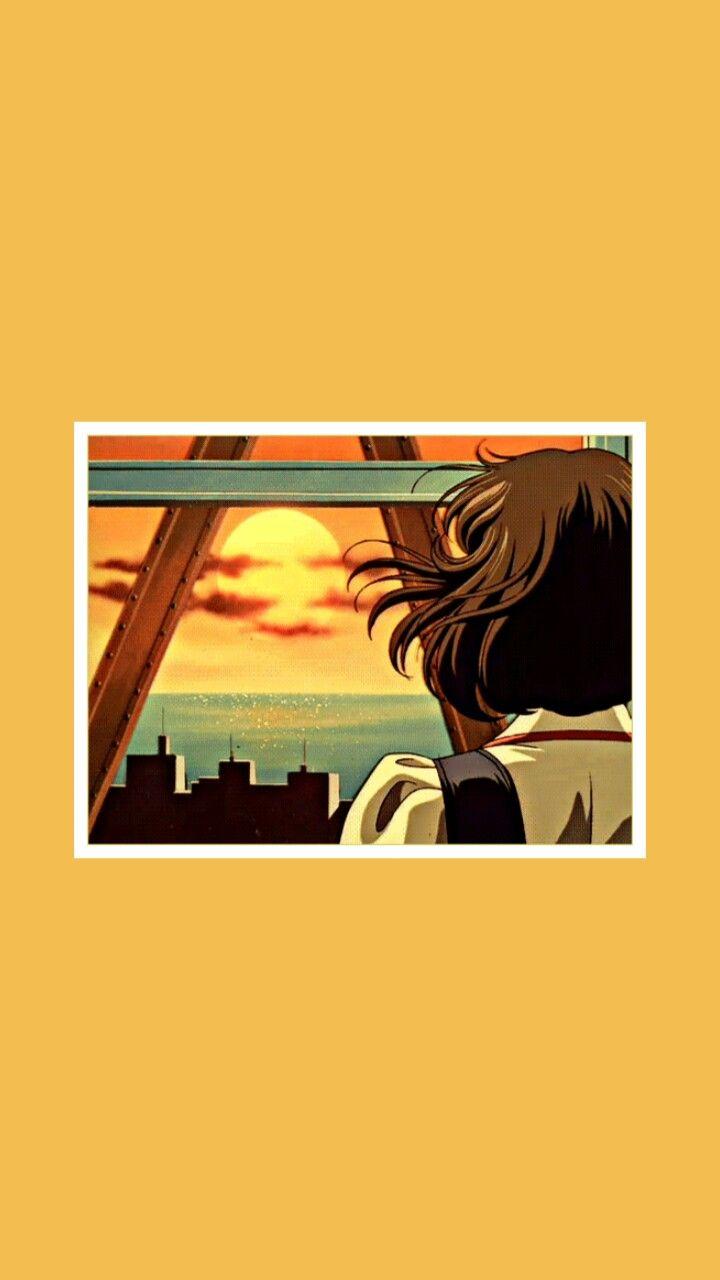 ☆anime aesthetics☆ - Yellow aesthetics 🌻 | 90s anime, Old anime, Anime