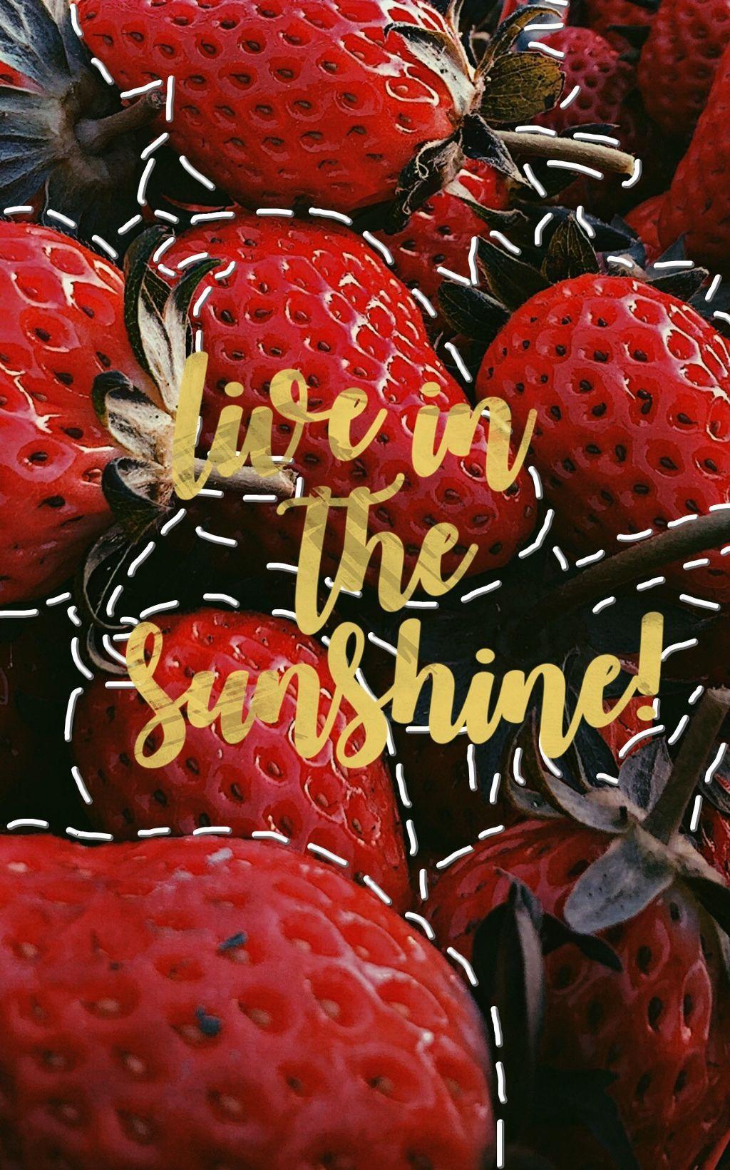 1024x1640 Quotes Strawberries Wallpaper HD