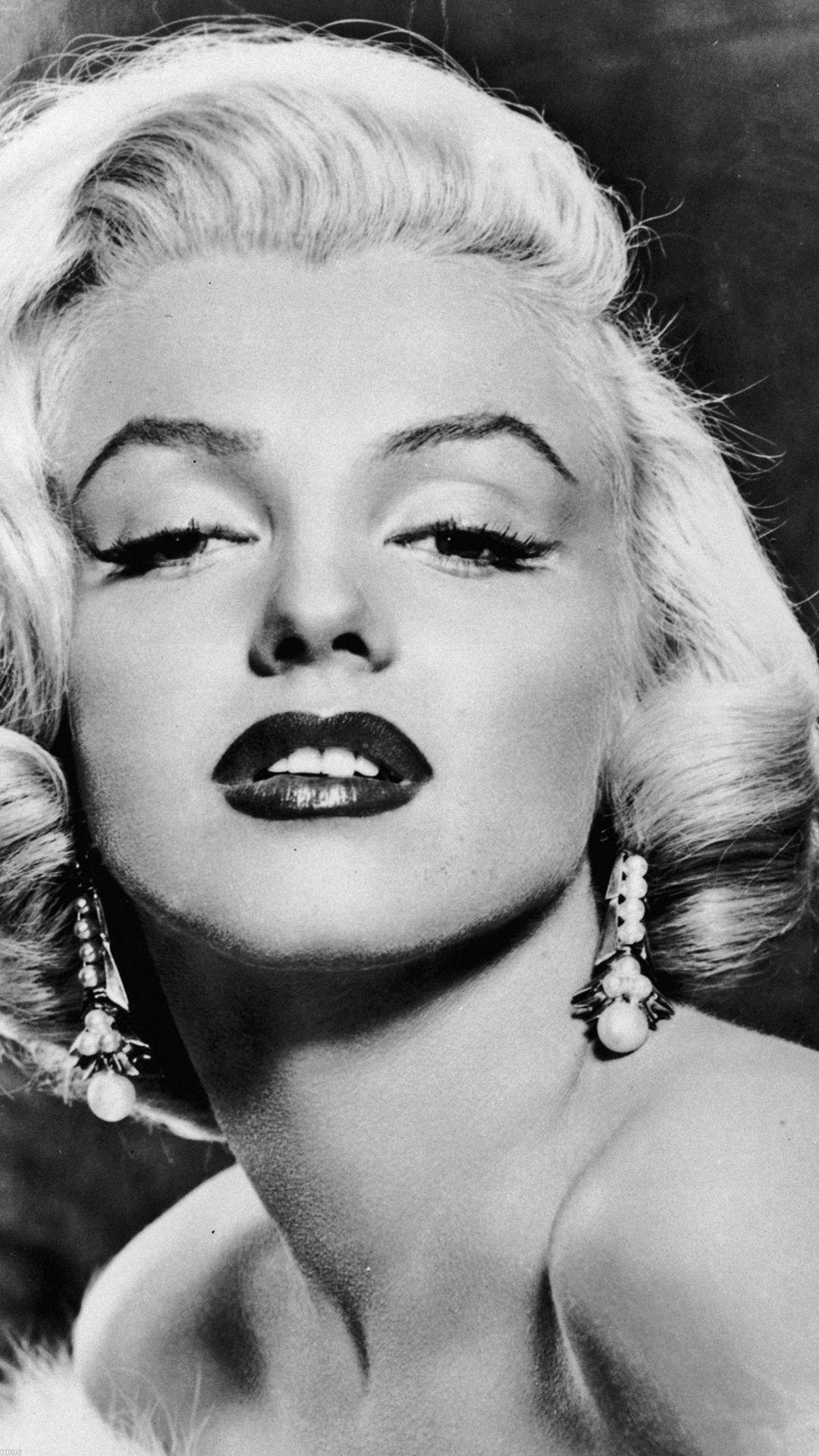 Chân dung khuôn mặt cổ điển 1080x1920 Marilyn Monroe iPhone 8