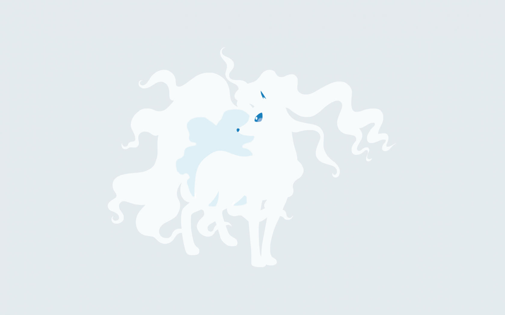 1680x1050 Free download Alolan Vulpix Wallpaper [1920x1080]