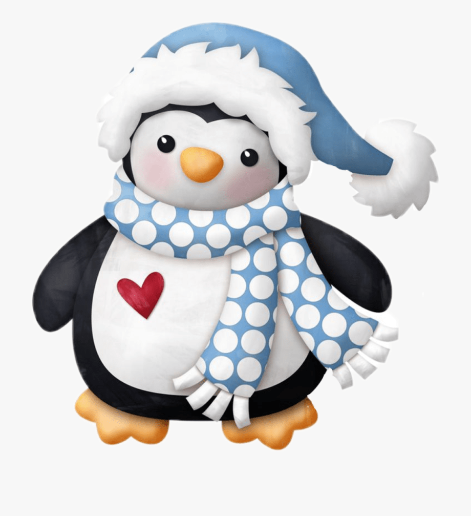 920x1007 Christmas Penguin