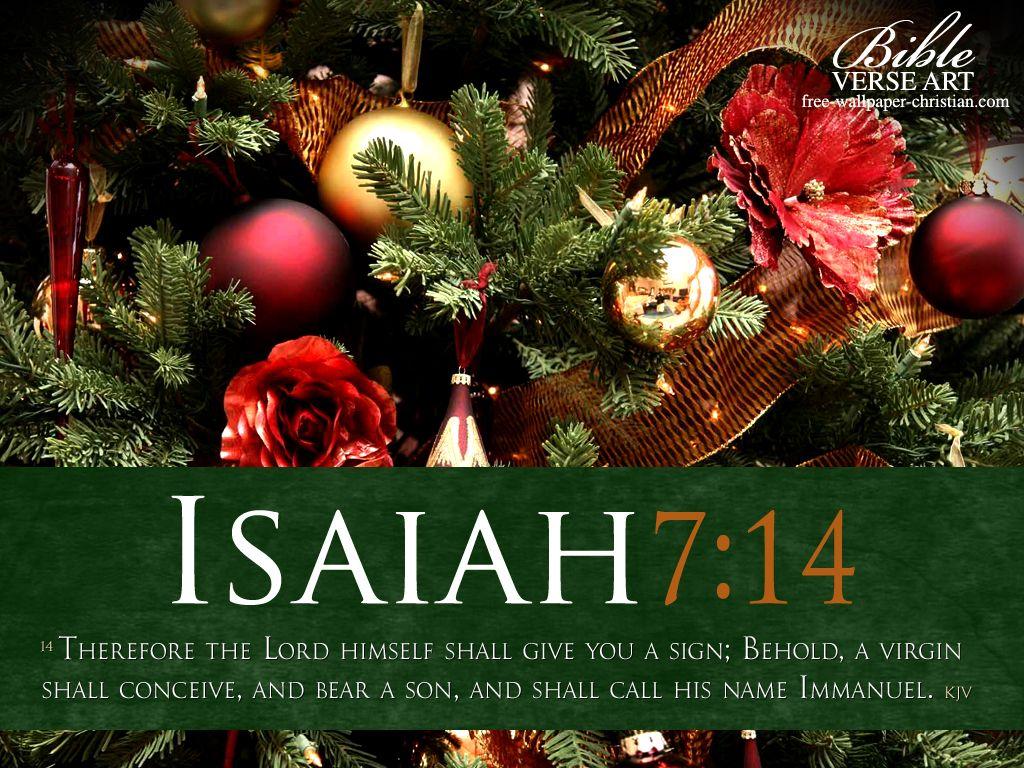 1024x768 Christmas Wallpaper with Scriptures
