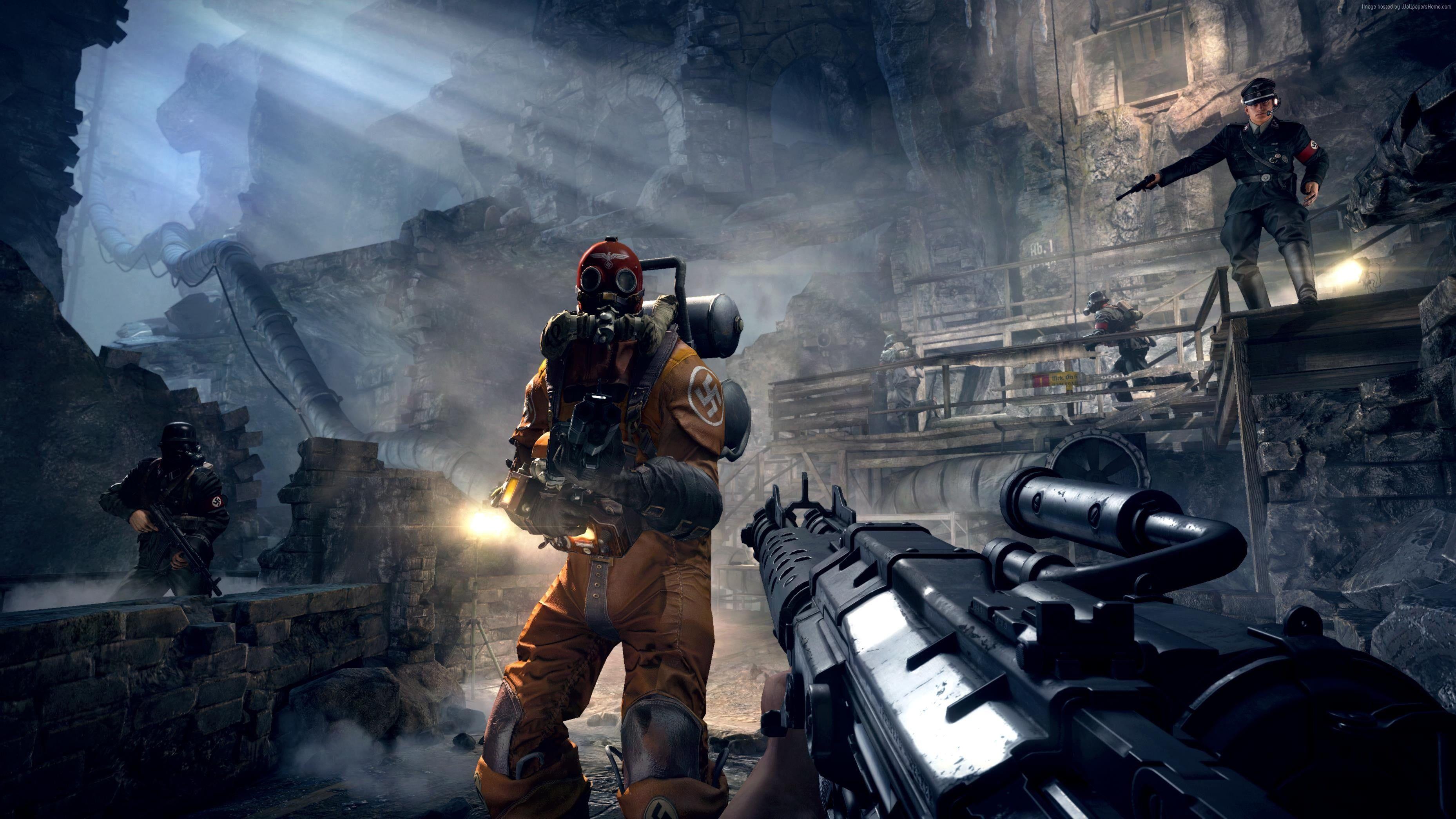 3715x2090 First person shooting game HD wallpaper