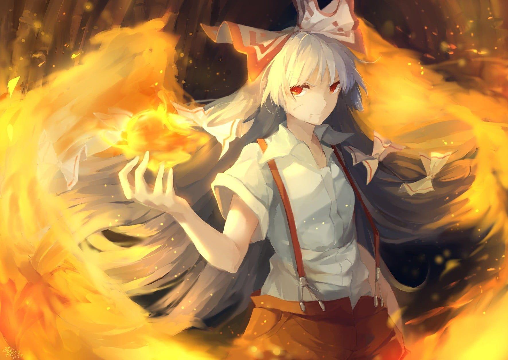 demon slayer tanjiro kamado with sharp sword on fire hd animeHD Wallpapers   HD Wallpapers  ID 42534