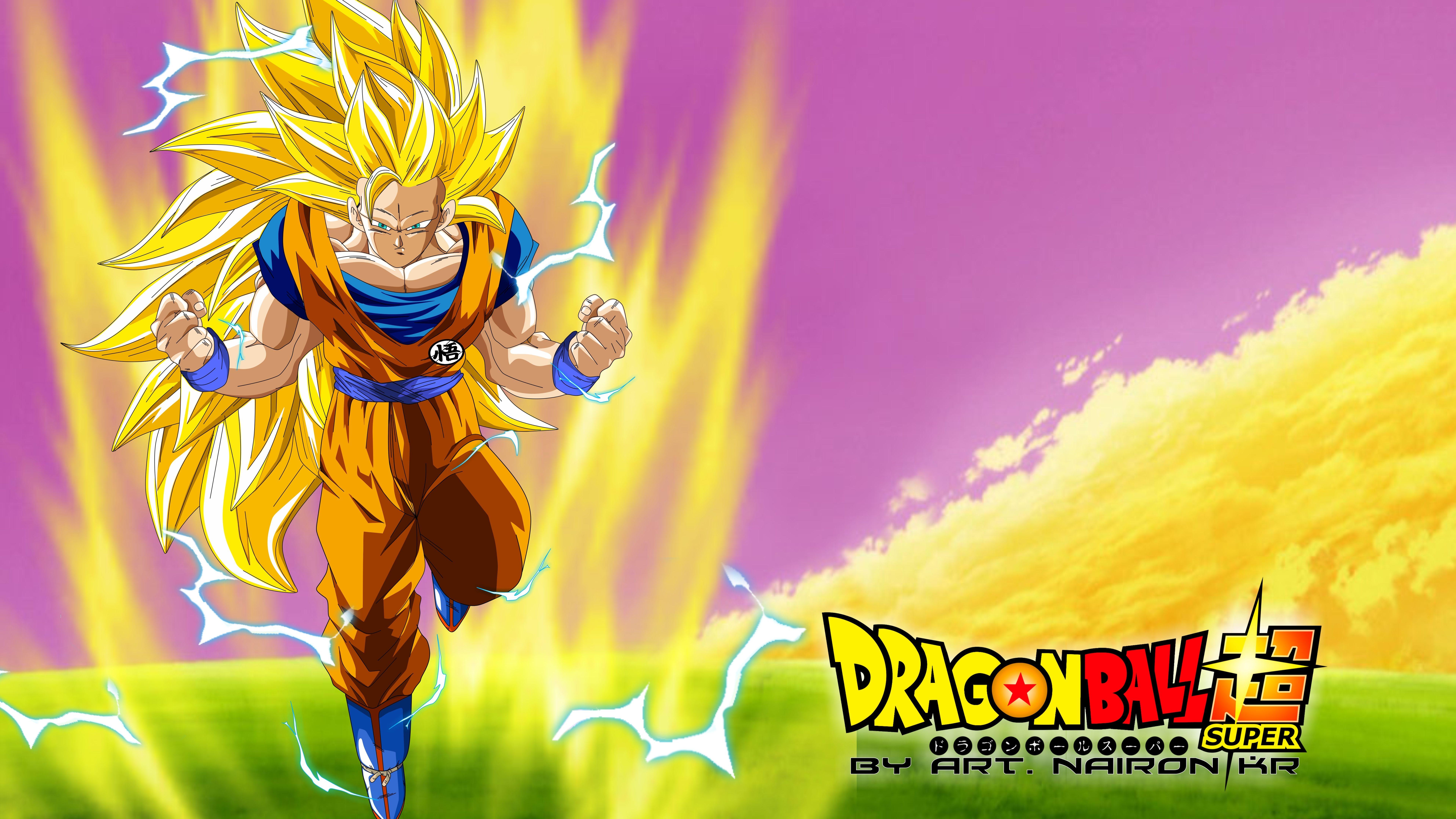7680x4320 goku, dragon ball super, super saiyan 3 8K