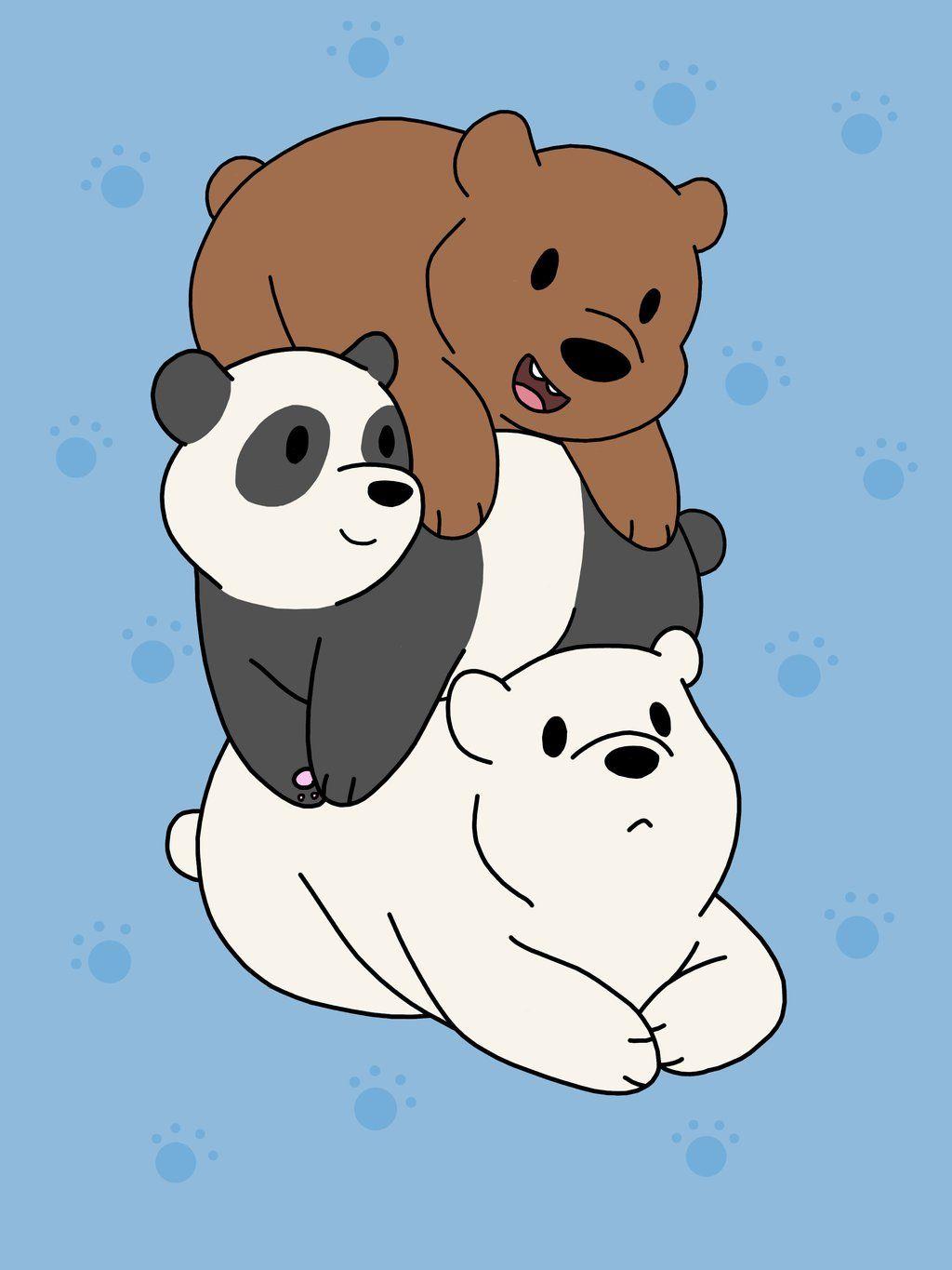 1024x1365 We Bare Bears Wallpaper High Quality