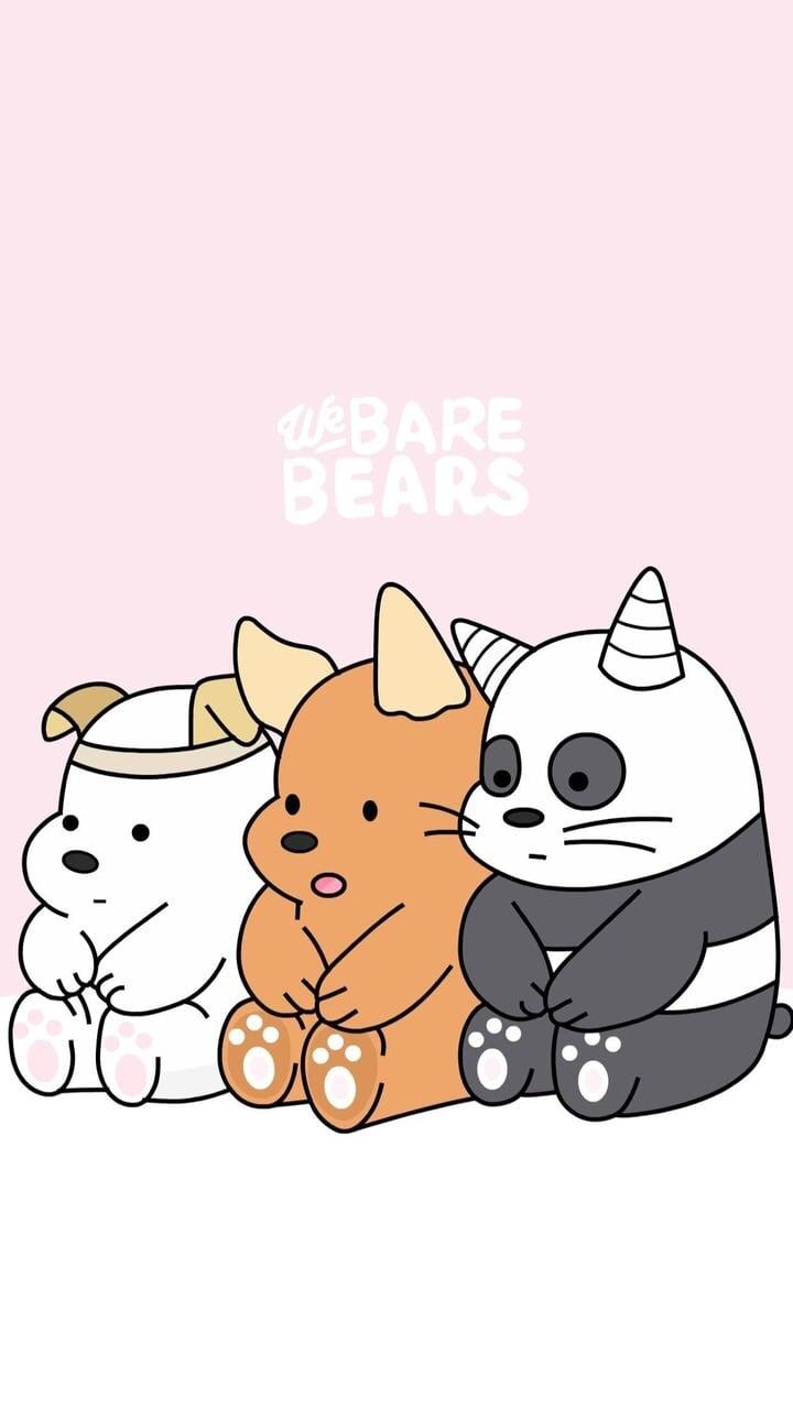 720x1280 Cute We Bare Bears Free Wallpaper & Background