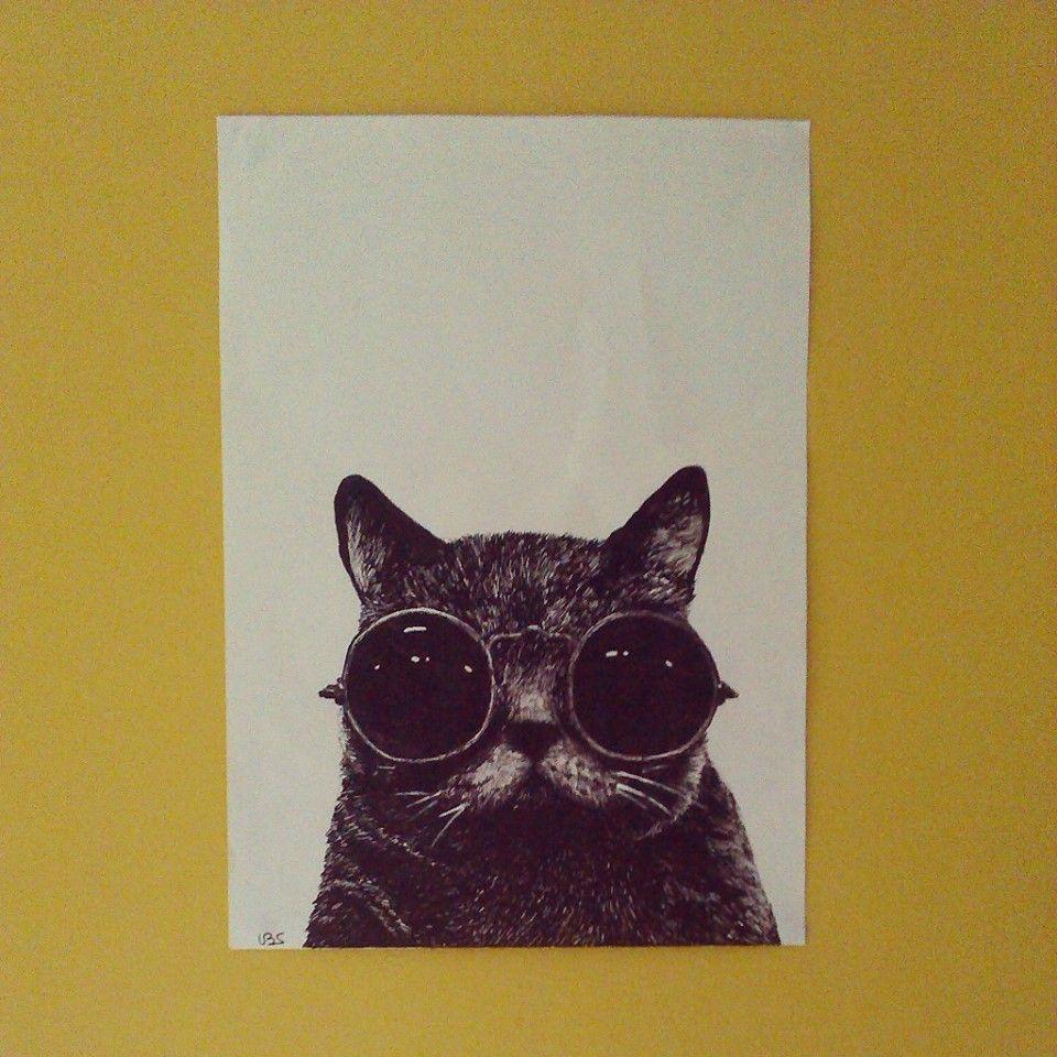 Hipster Cat Wallpapers - Top Free Hipster Cat Backgrounds - WallpaperAccess