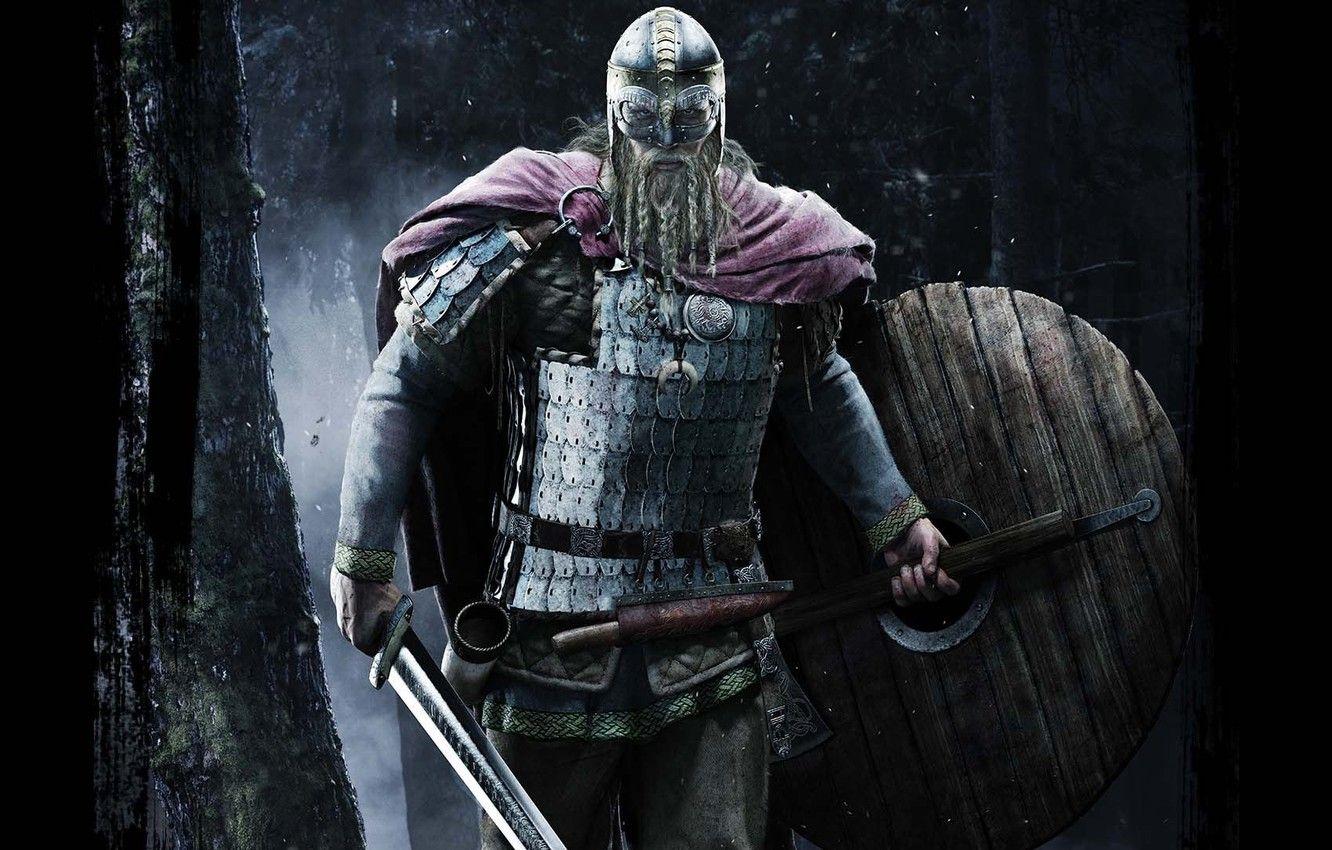 1332x850 Wallpaper sword, knife, helmet, dagger, beard, axe, shield, blade