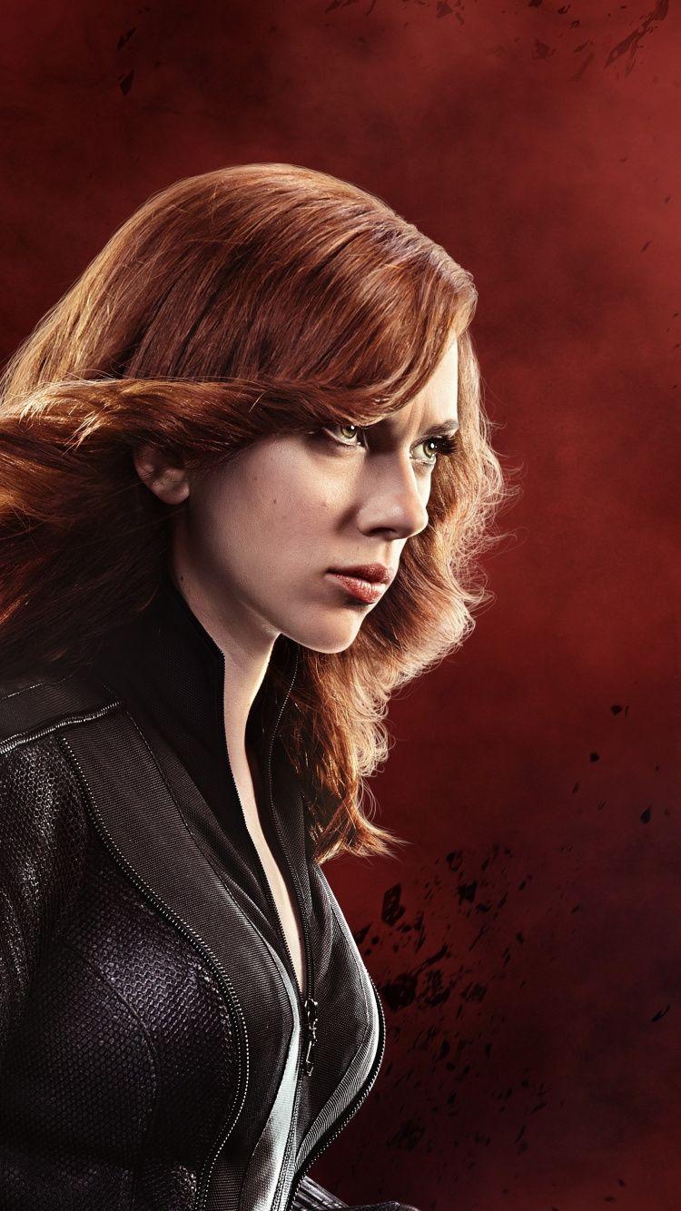 750x1334 Download 750x1334 wallpaper black widow, scarlett johansson