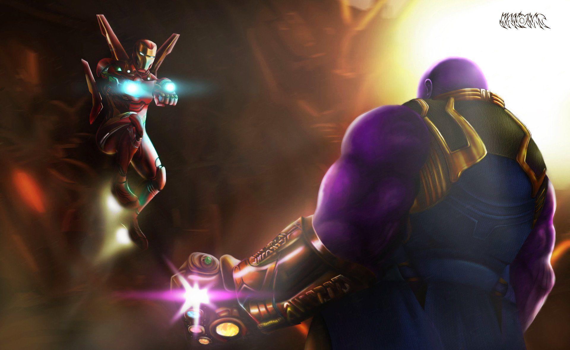 1920x1180 Iron Man vs Thanos HD Wallpaper. Background Imagex1180