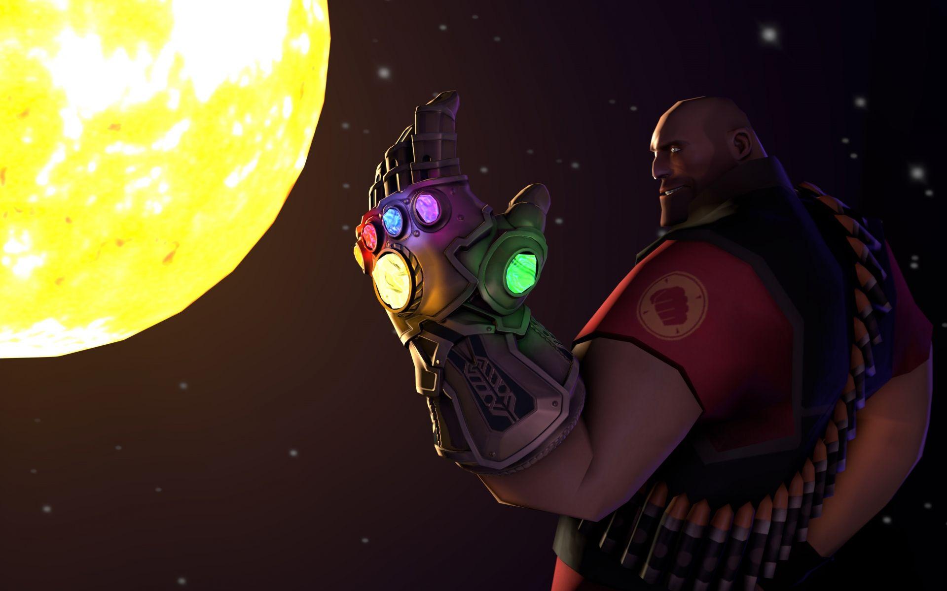 1920x1200 Download Thanos Infinity Gauntlet Fortnite Artwork