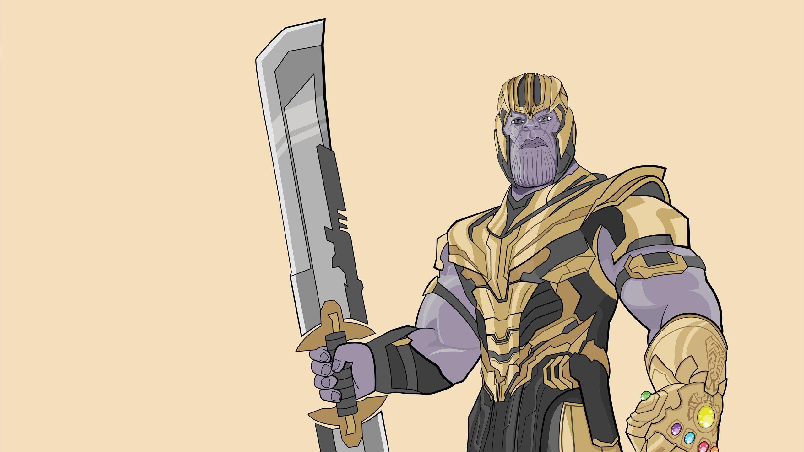2560x1440 Thanos Fortnite Best HD Wallpaper 47989
