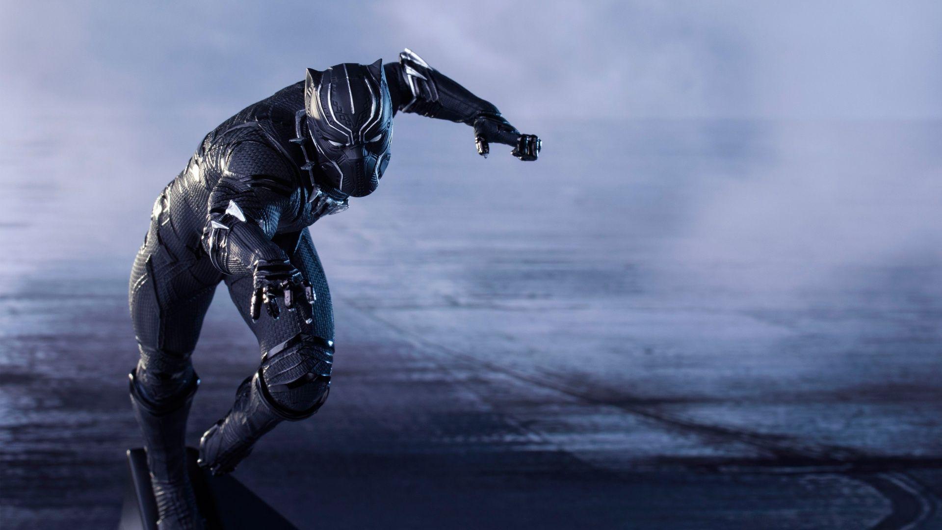 1920x1080 Captain America Civil War Black Panther 4K Wallpaper in jpg
