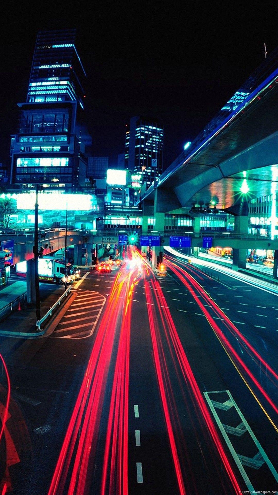 1080x1920 City Lights iPhone Wallpaper