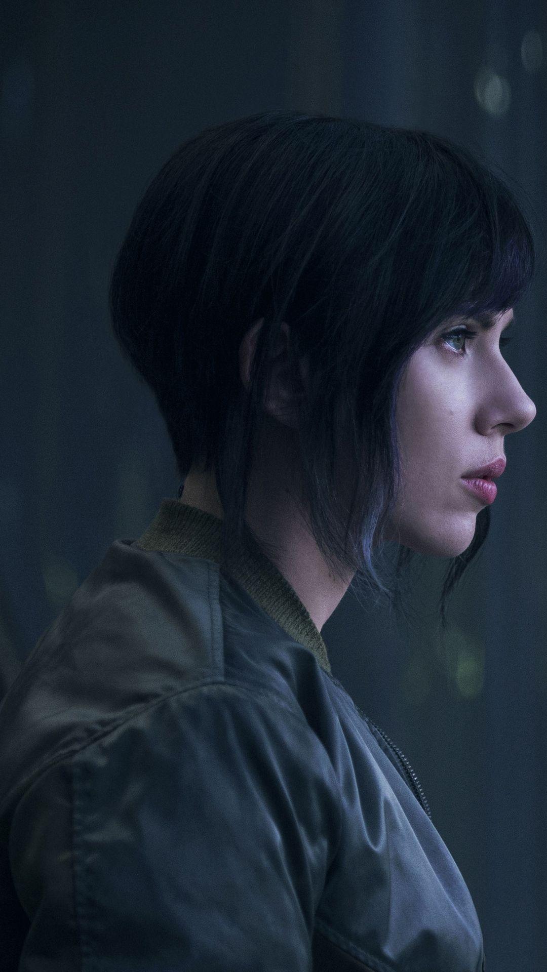 1080x1920 Download wallpaper 1080x1920 ghost in the shell, scarlett