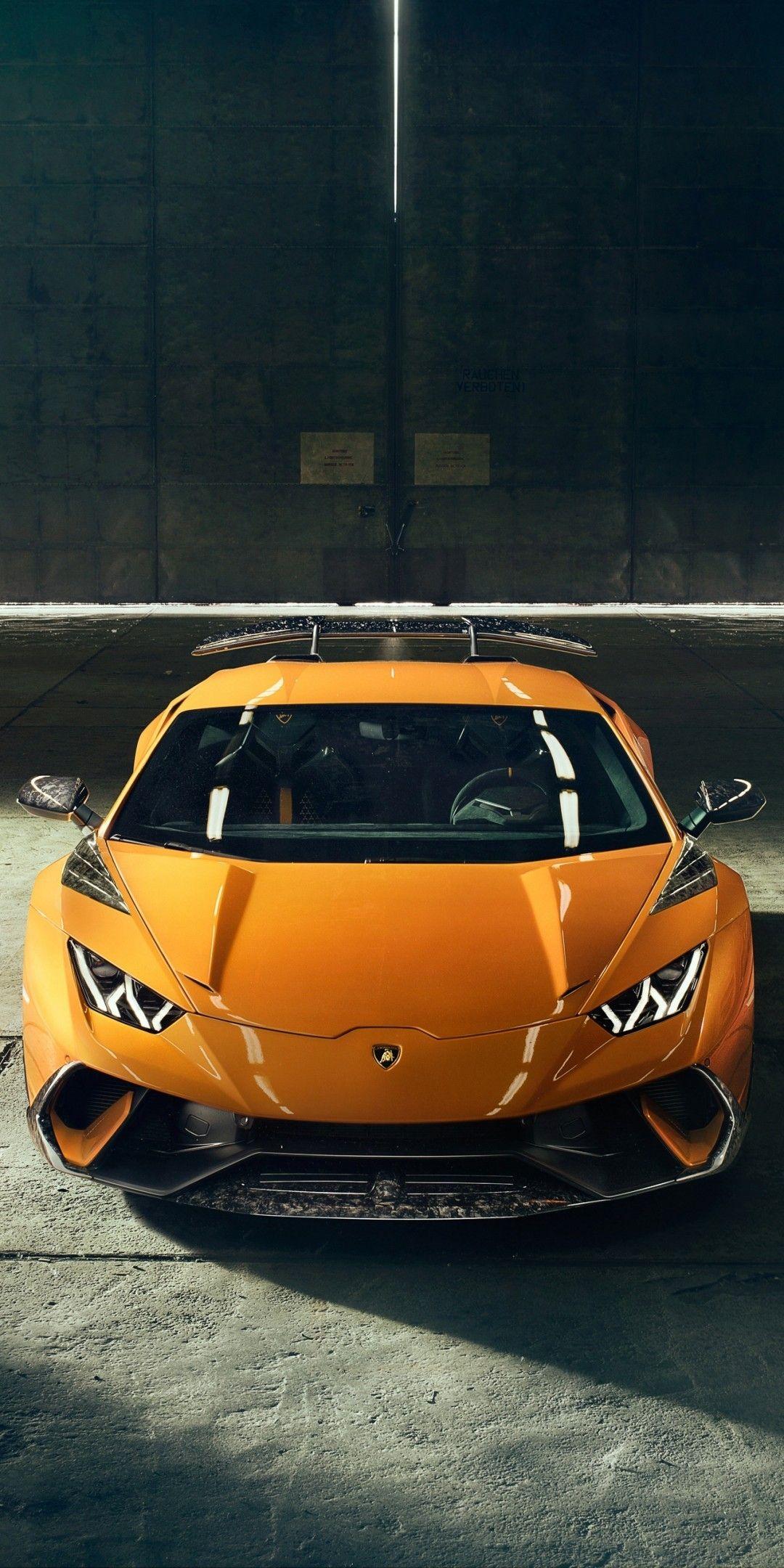 1080x2160 Download 1080x2160 Lamborghini Huracan, Orange, Supercars