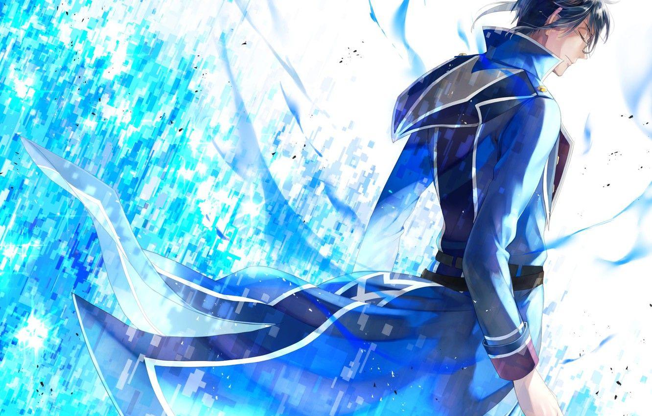 1332x850 Wallpaper anime, guy, K Project, Munakata Thigh, Munakata