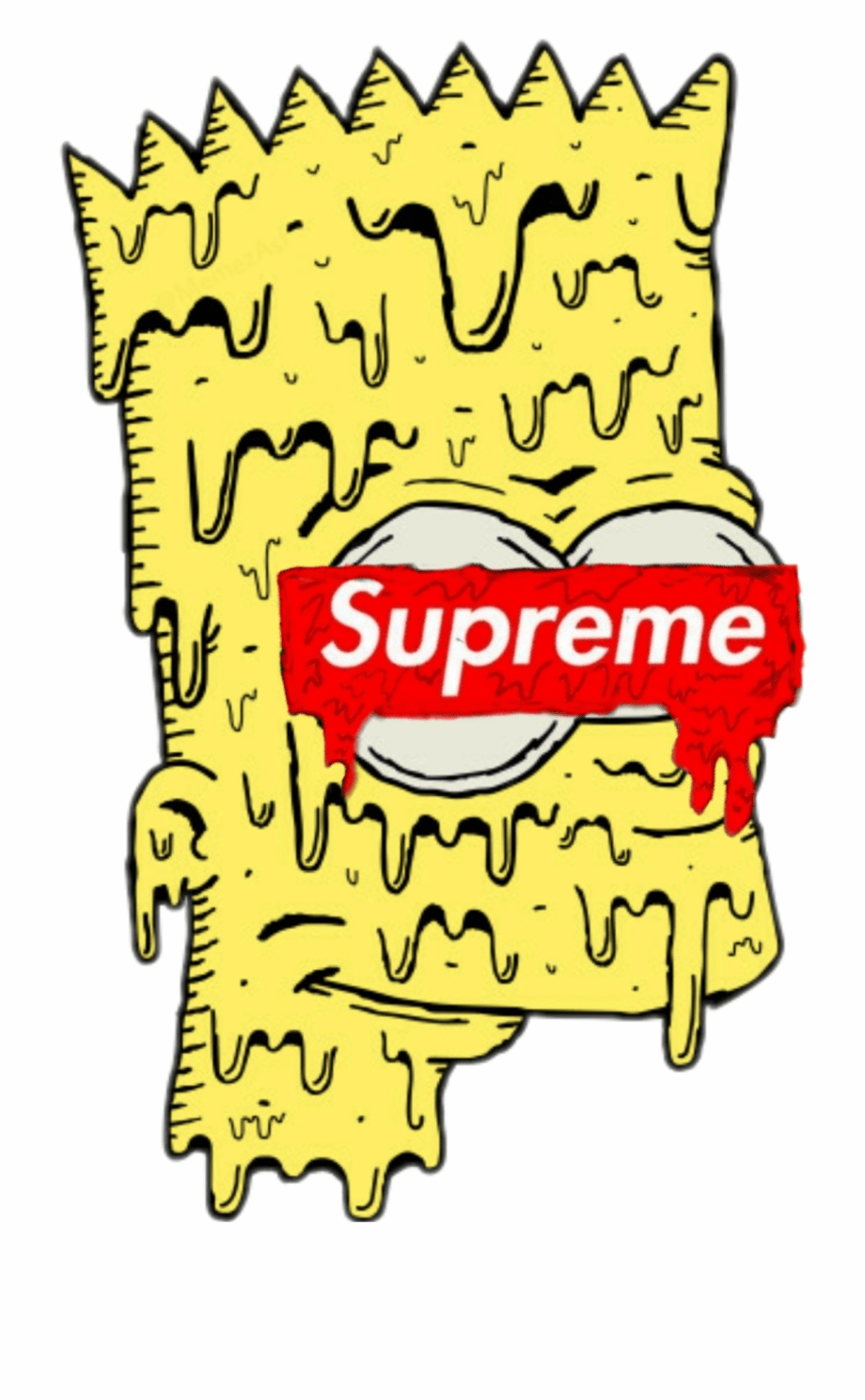 920x1488 Supreme Bart Wallpaper