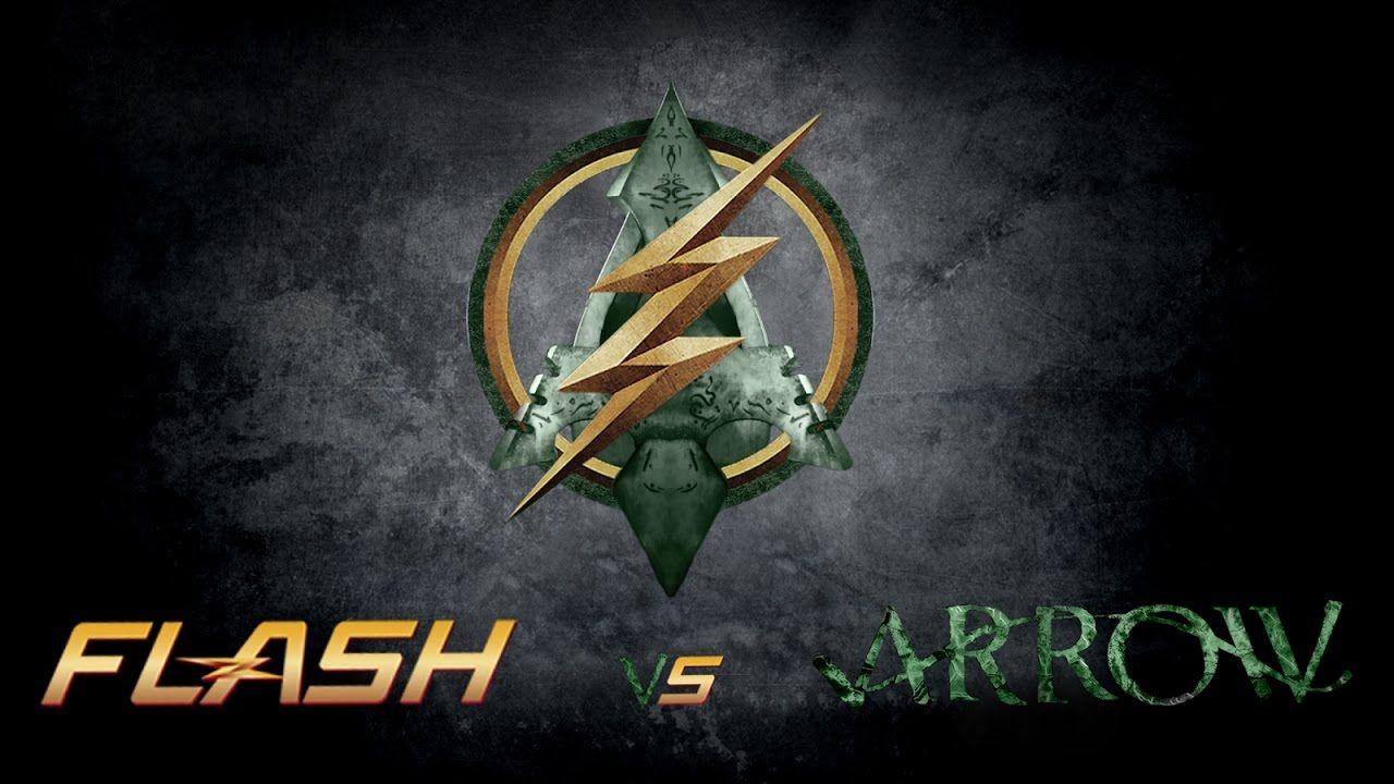1280x720 Arrow and Flash CW Wallpaper