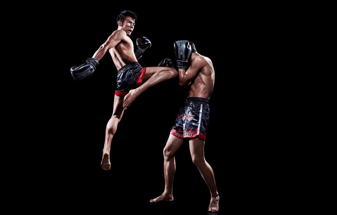 1332x850 Wallpaper fighter, muay thai, kneed image for desktop