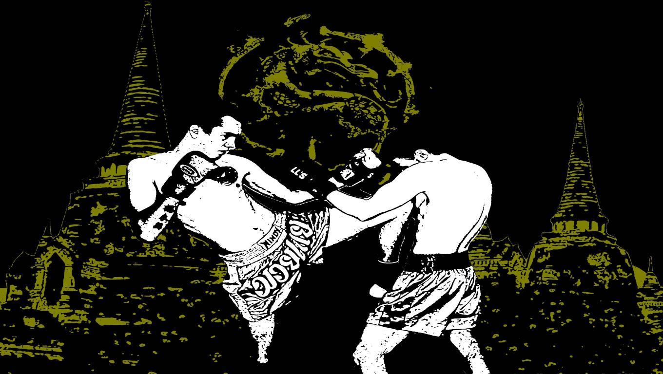 1360x768 Muay Thai Wallpaper HD